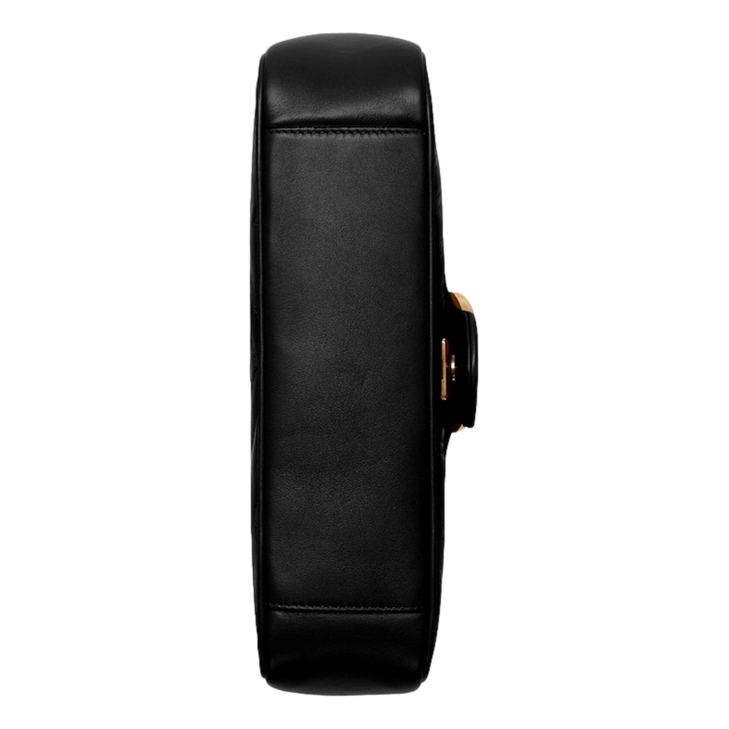 Gucci GG Marmont Black Leather Small Shoulder Bag
