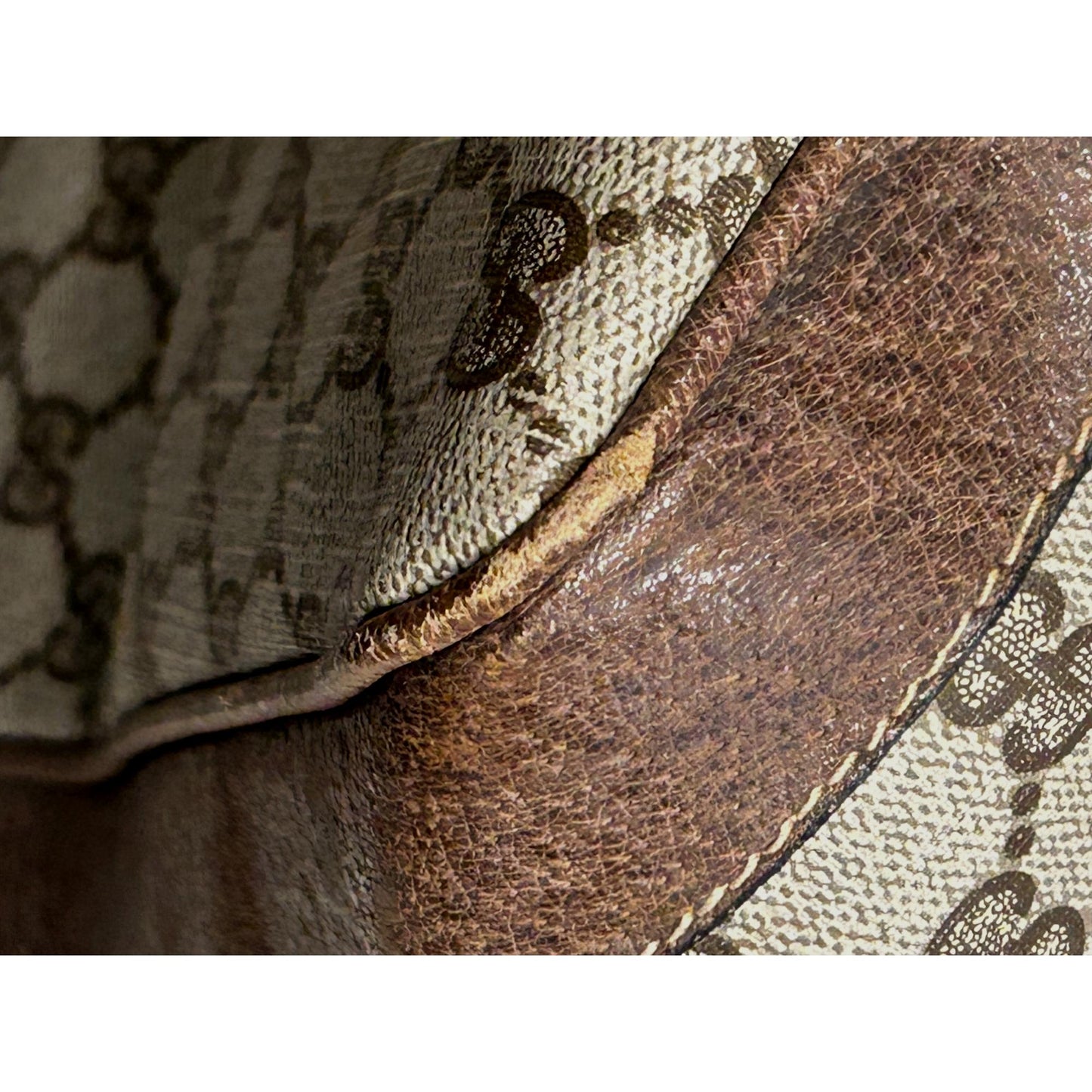 Gucci GG Monogram Web Stripe Canvas Large Duffle Bag