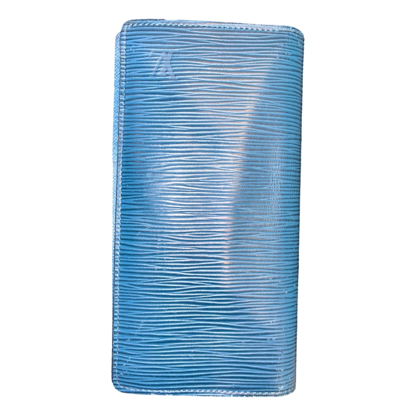 Louis Vuitton Toledo Blue Epi Leather Long Bi-fold Wallet