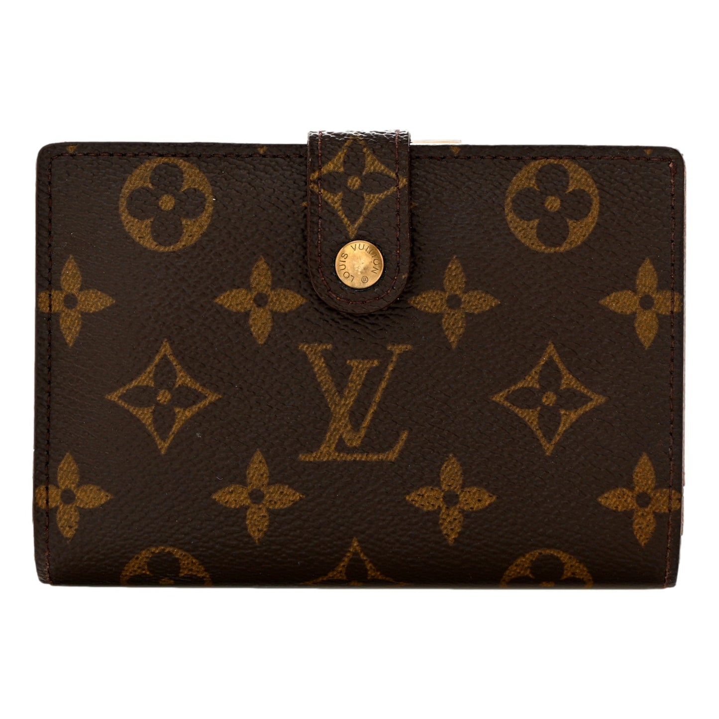 Louis Vuitton Vintage 1998 Classic Monogram French Purse Kisslock Wallet