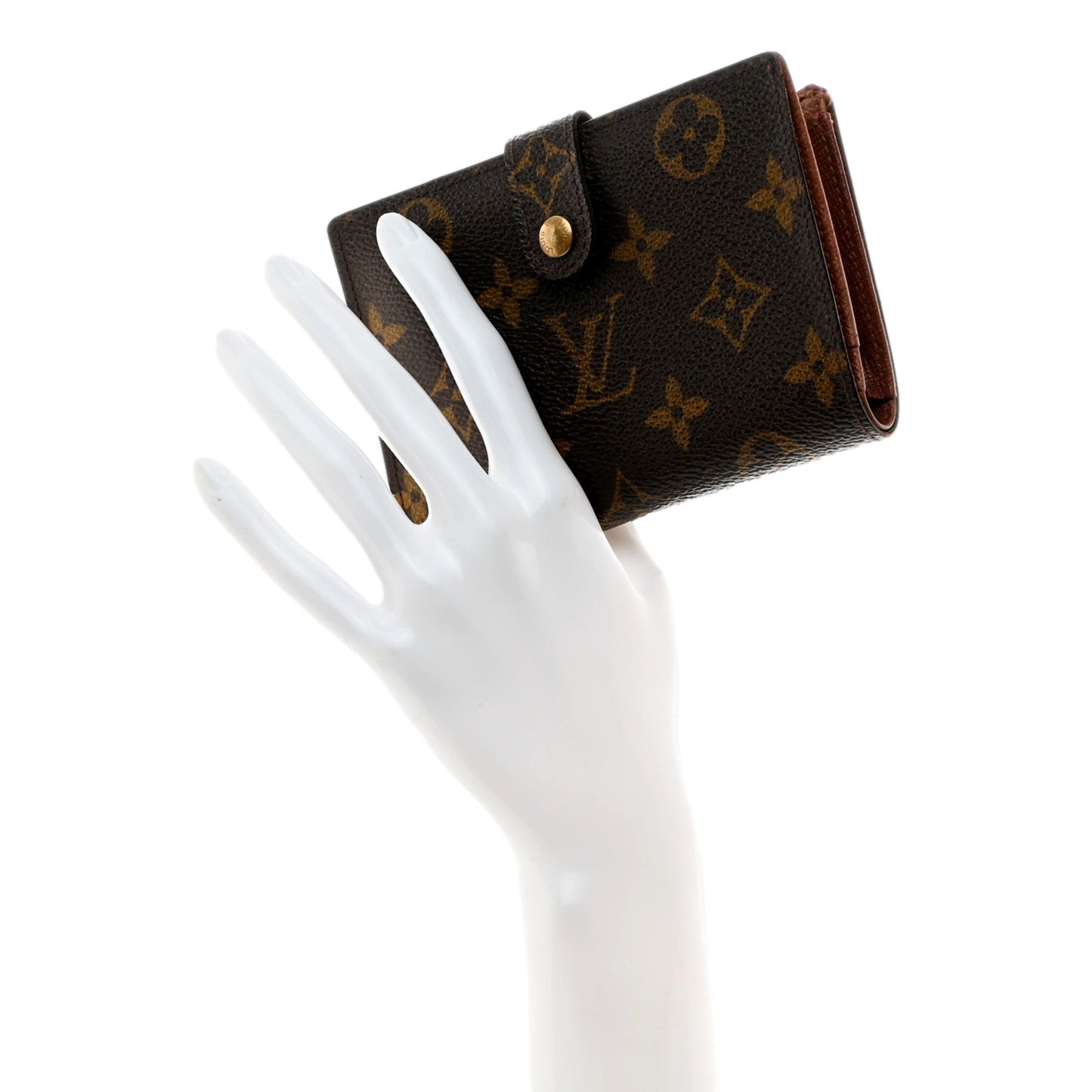 Louis Vuitton Vintage 1998 Classic Monogram French Purse Kisslock Wallet