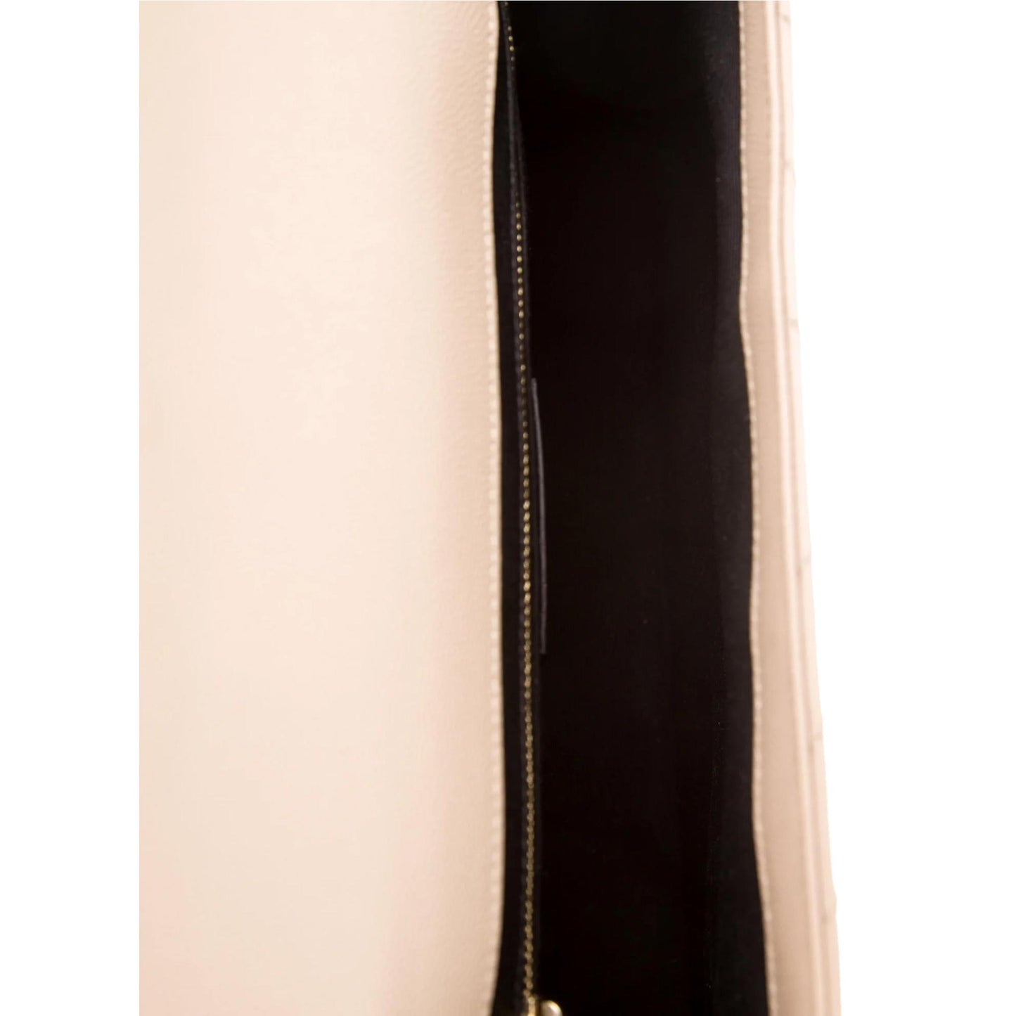 Saint Laurent Monogram Envelope Chevron Beige Large Satchel Bag