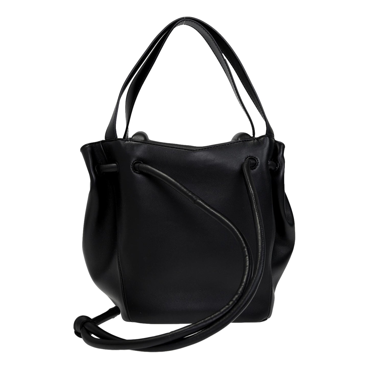 Bottega Veneta Beak Black Calfskin Shoulder Bag