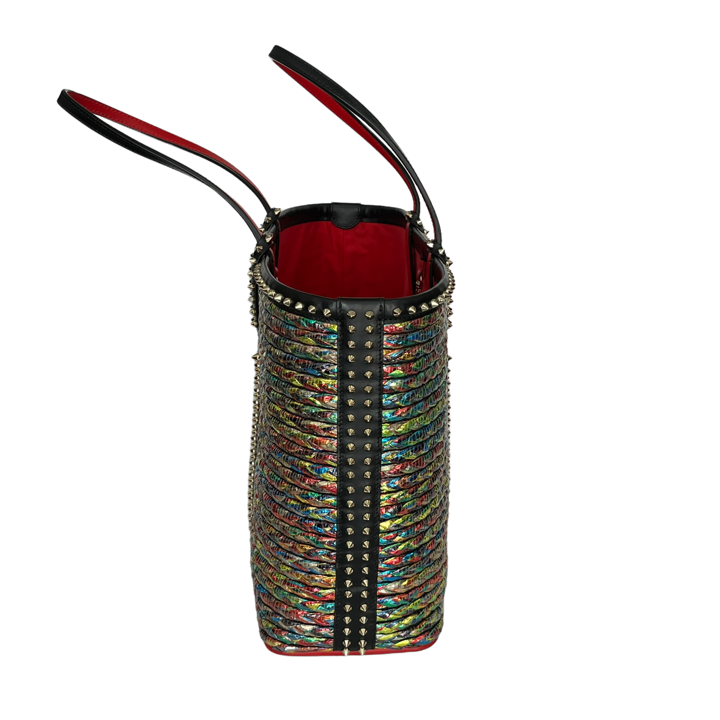 Christian Louboutin Cabata Summer Straw Calf Paris 1205213