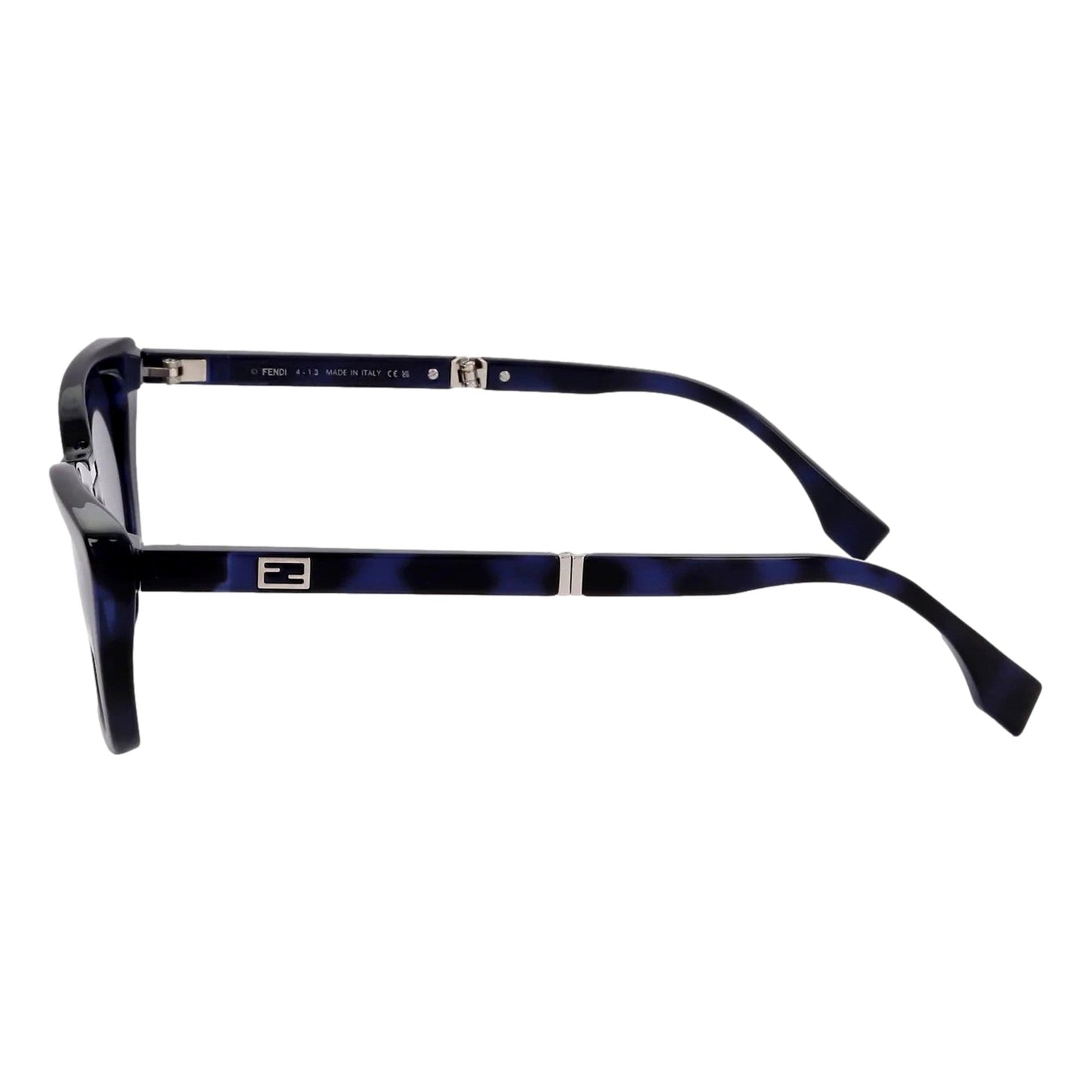 Fendi Women's Injected Touch of FF Blue Havana Sunglasses