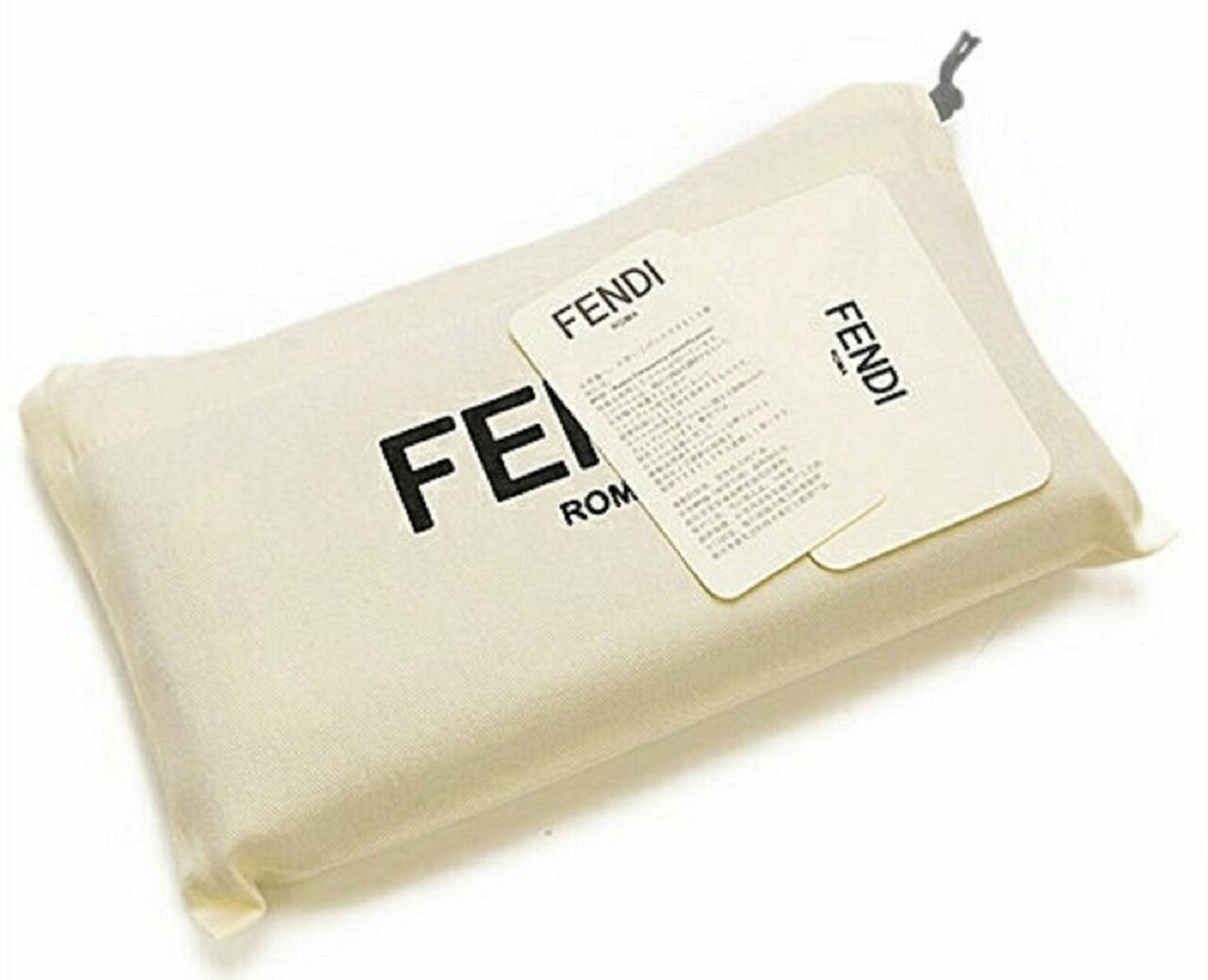 Fendi F Is Fendi White Calfskin Leather Zip Around Long Wallet