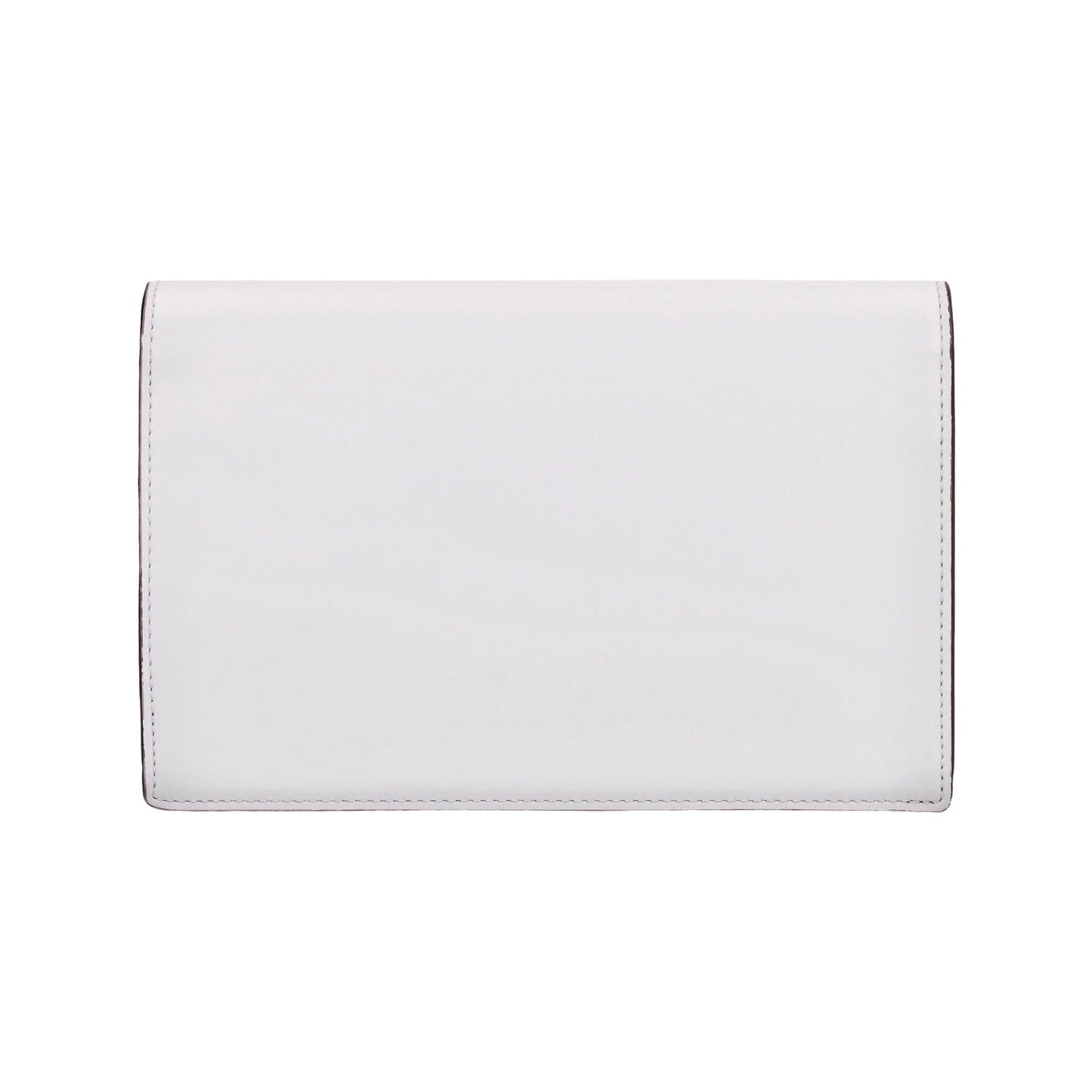 Fendi Roma Ghiaia Smooth Calf Leather Chain Wallet Clutch Bag