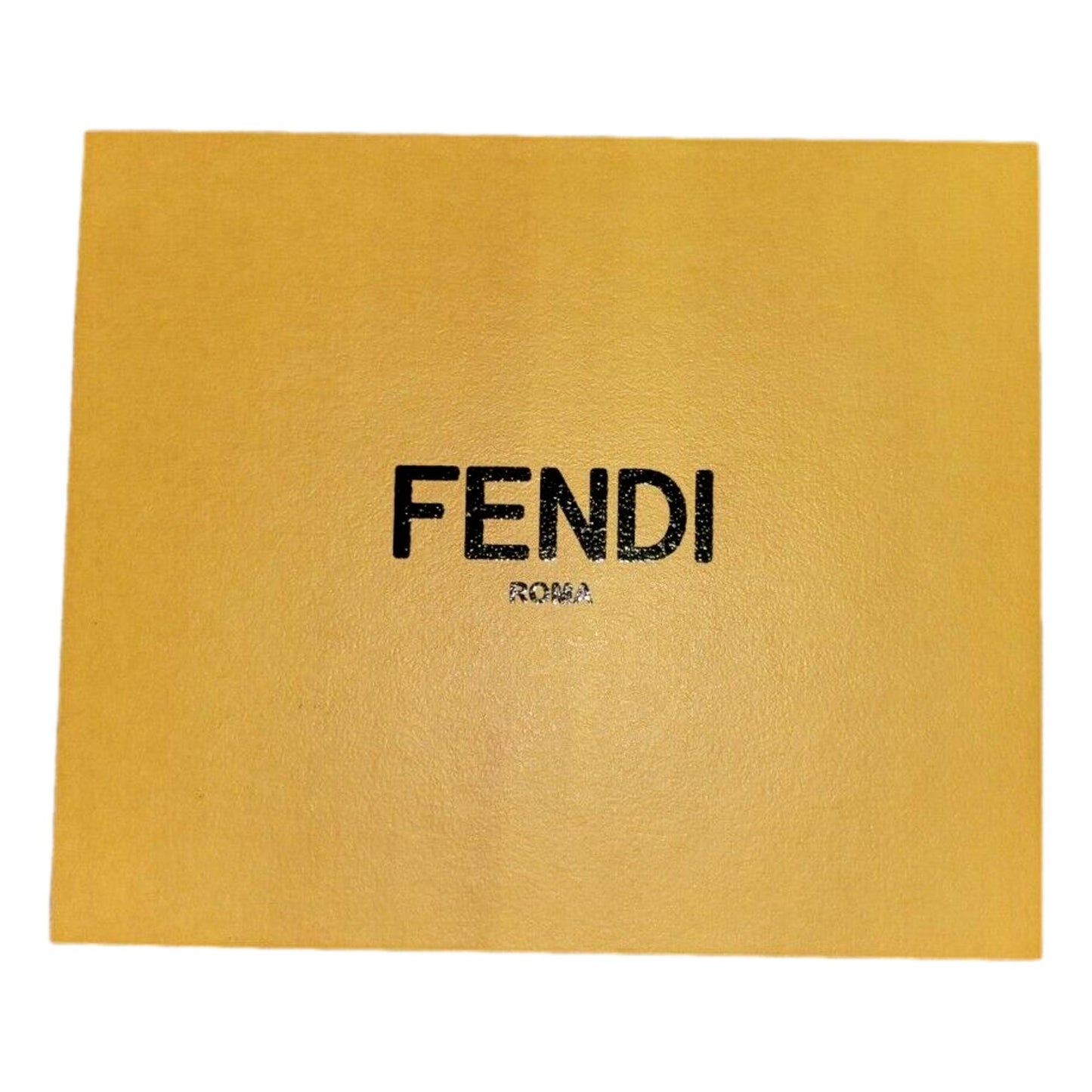 Fendi Roma Ghiaia Smooth Calf Leather Chain Wallet Clutch Bag