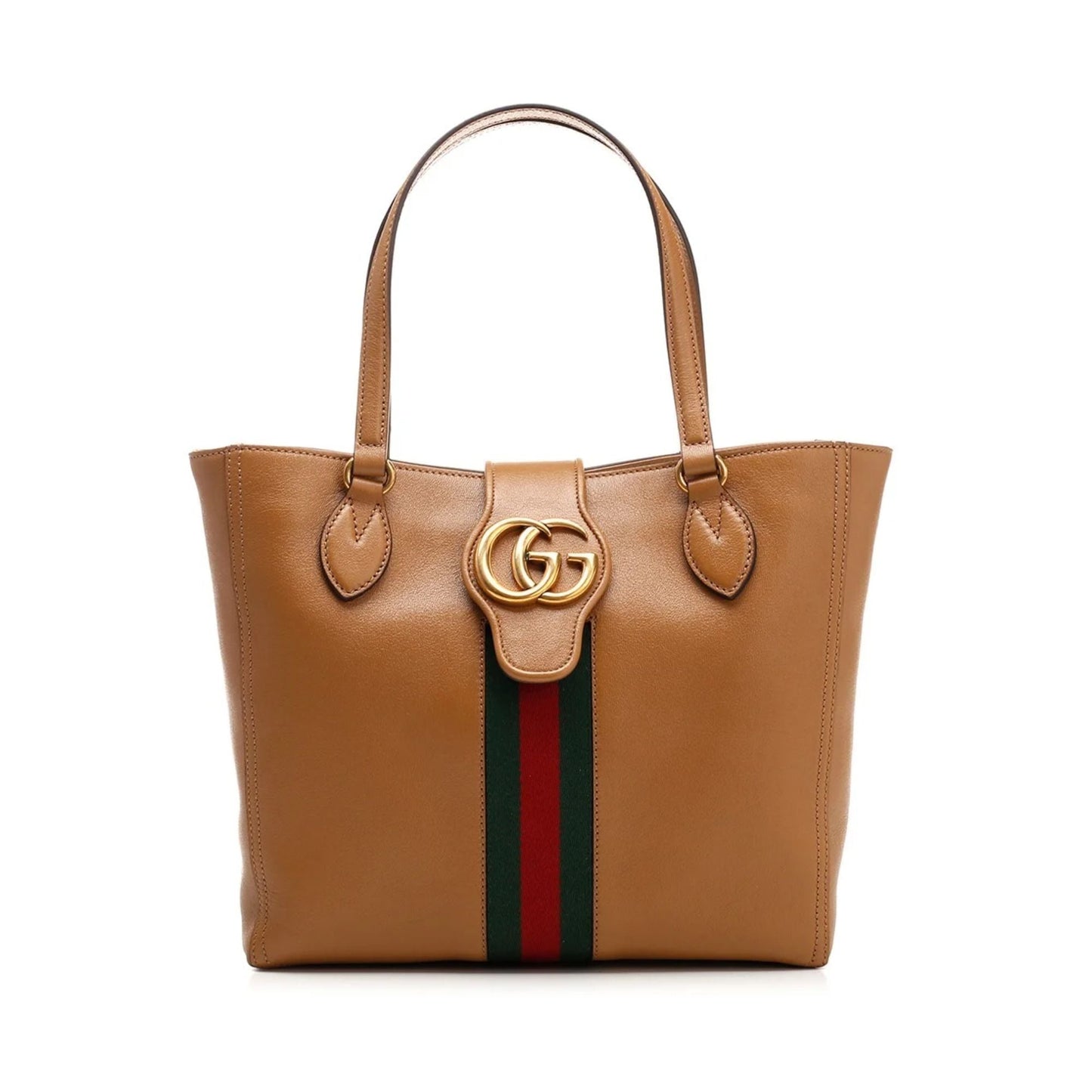 Gucci Dahlia Marmont Leather Beige Tote 652680