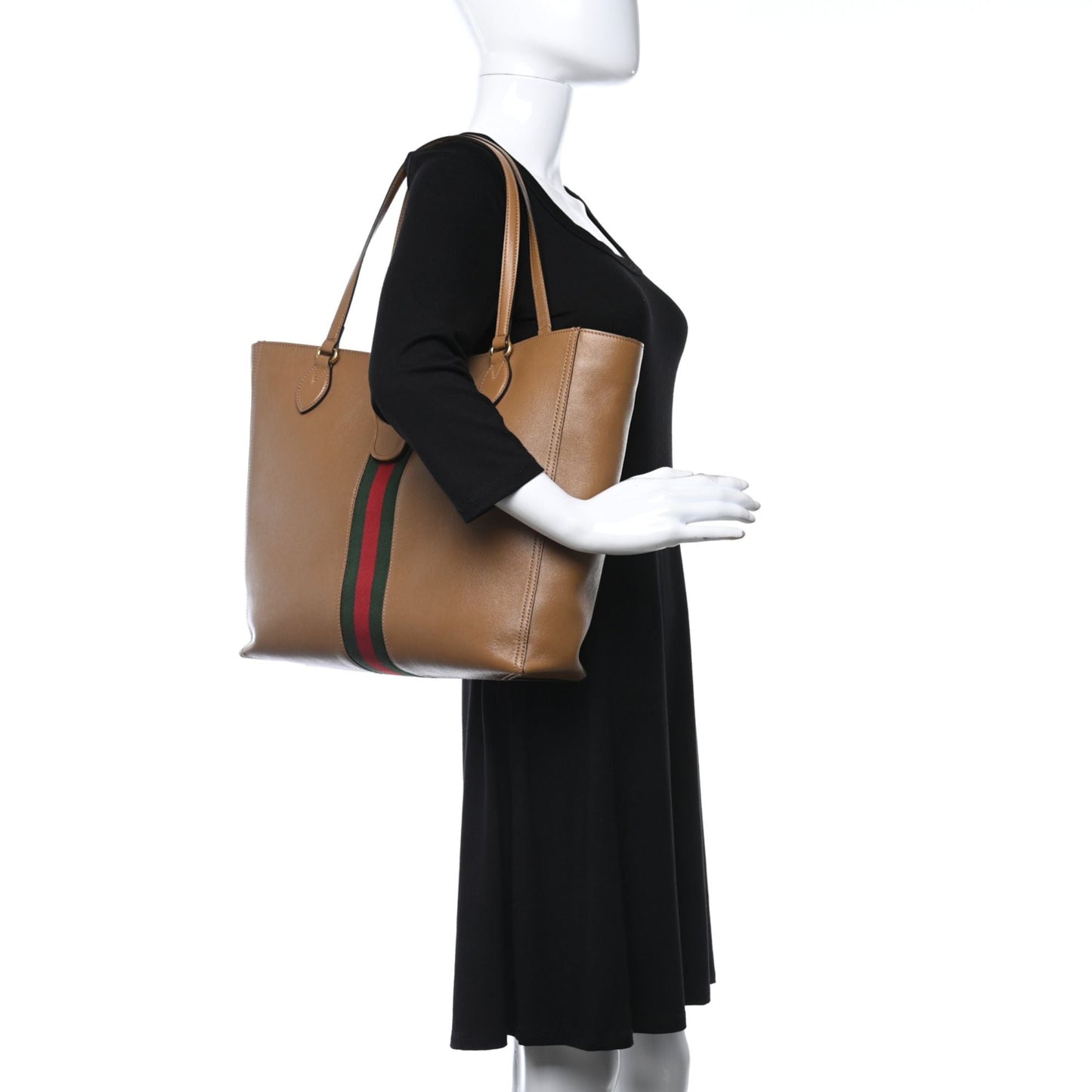 Gucci Dahlia Marmont Leather Beige Tote 652680
