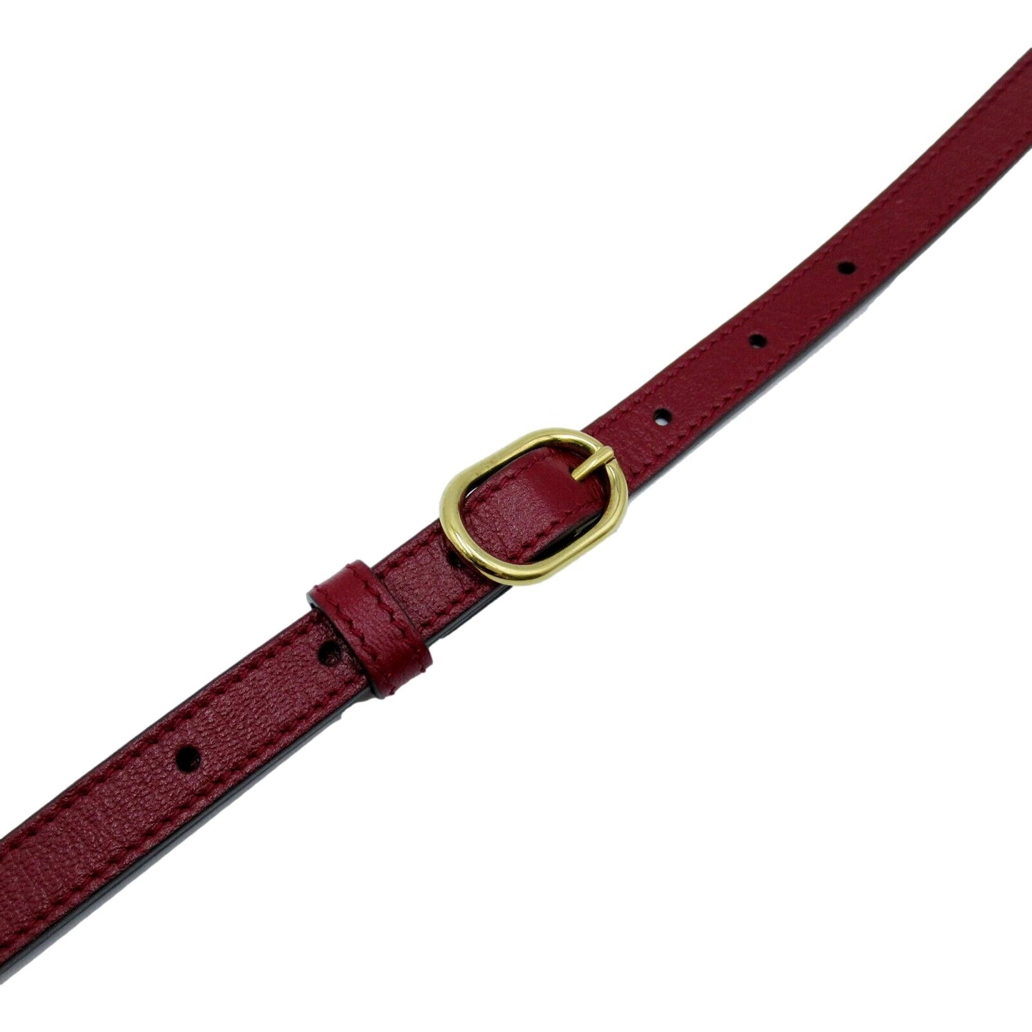 Gucci GG Red Calf Leather Shoulder Bag 648934