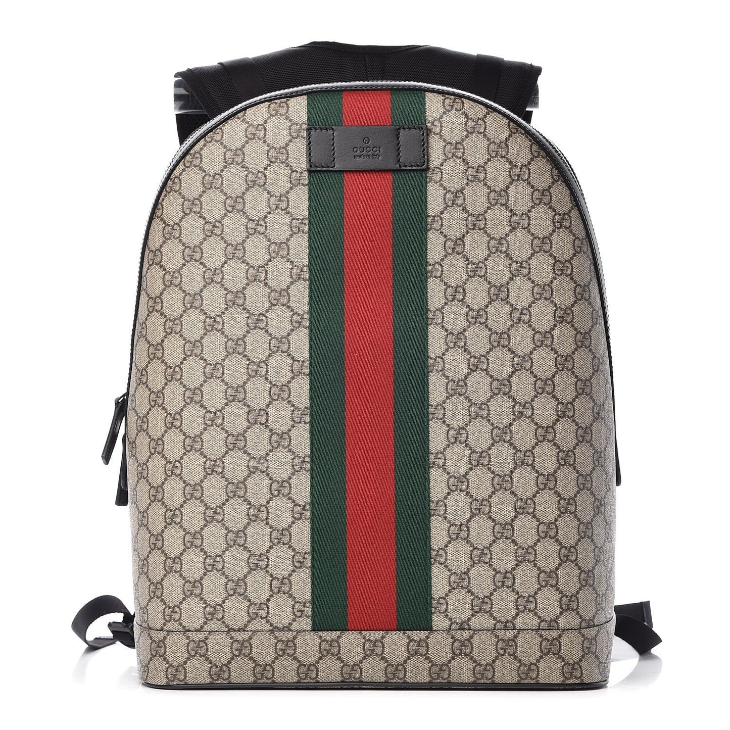 Gucci GG Supreme Backpack with Web Stripe 442722