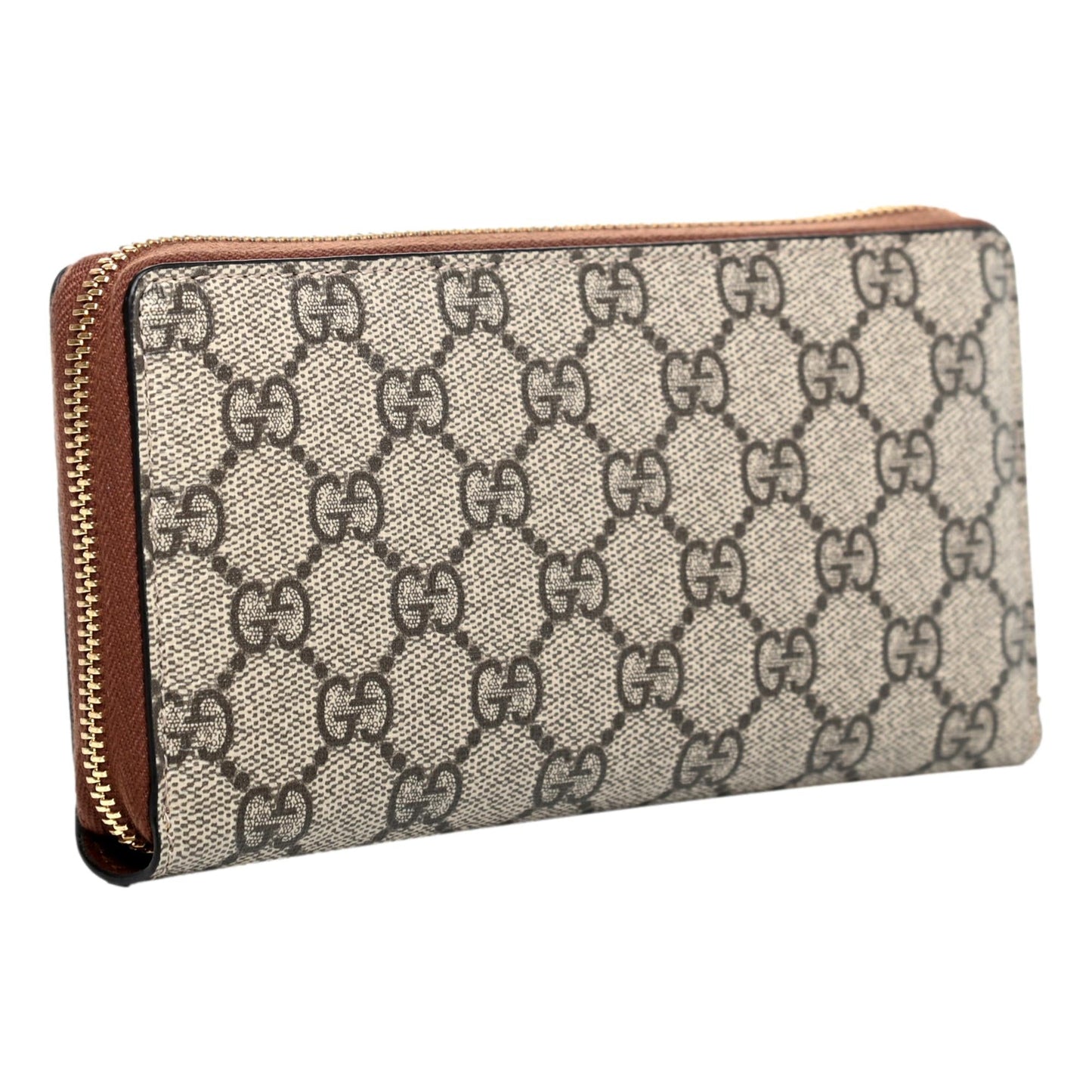 Gucci Guccissima Coated Canvas Large Continental Zip Around Wallet