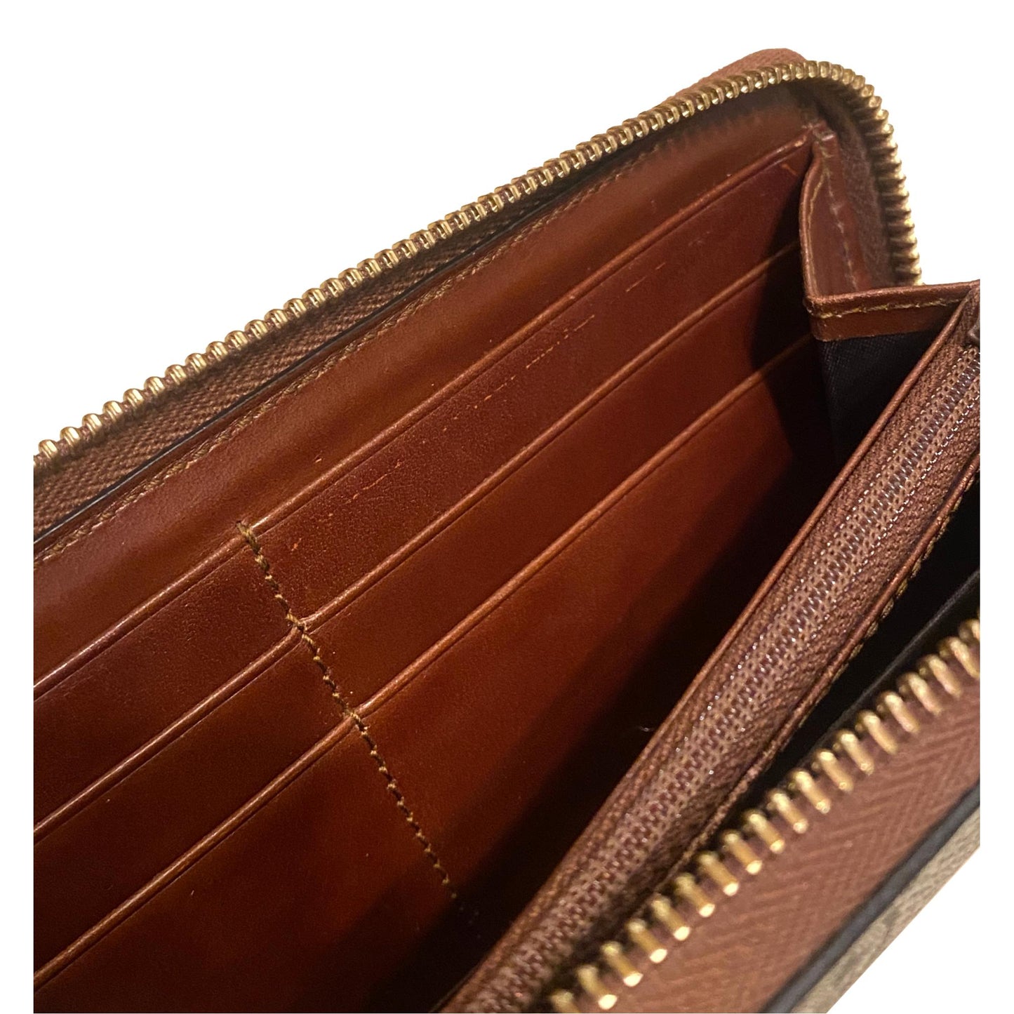 Gucci Guccissima Coated Canvas Large Continental Zip Around Wallet