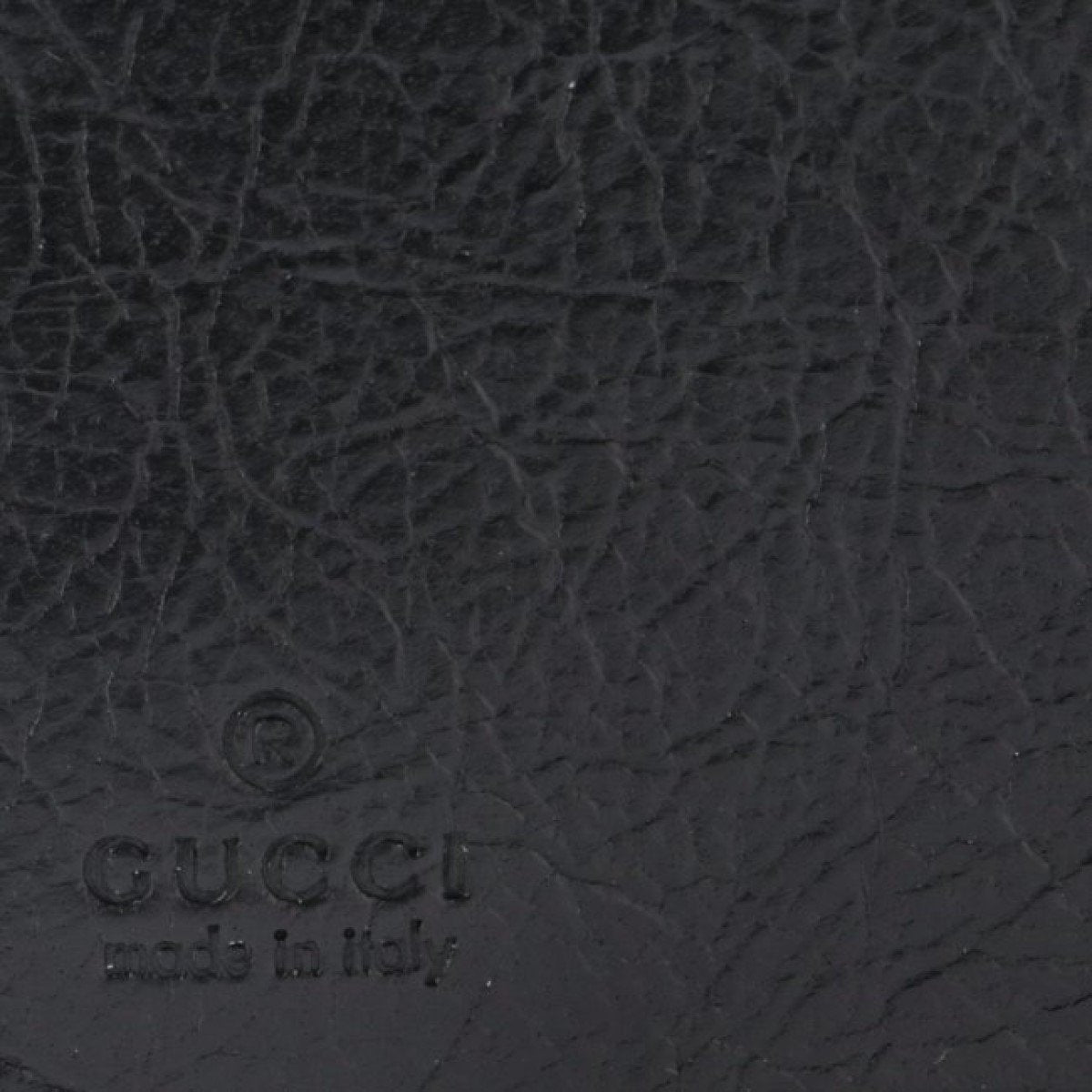 Gucci Morpheus GG Logo Fluffy Black Leather Bifold 575985
