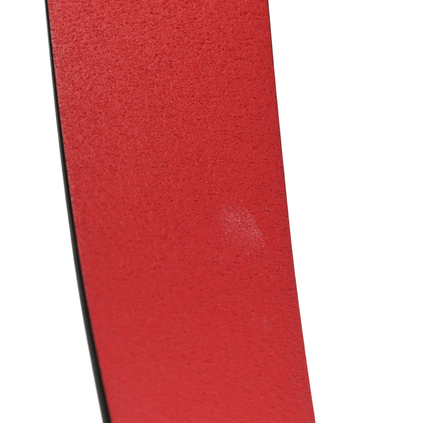 Gucci Rosso Red Leather Interlocking GG Buckle 95/38 Belt 546389