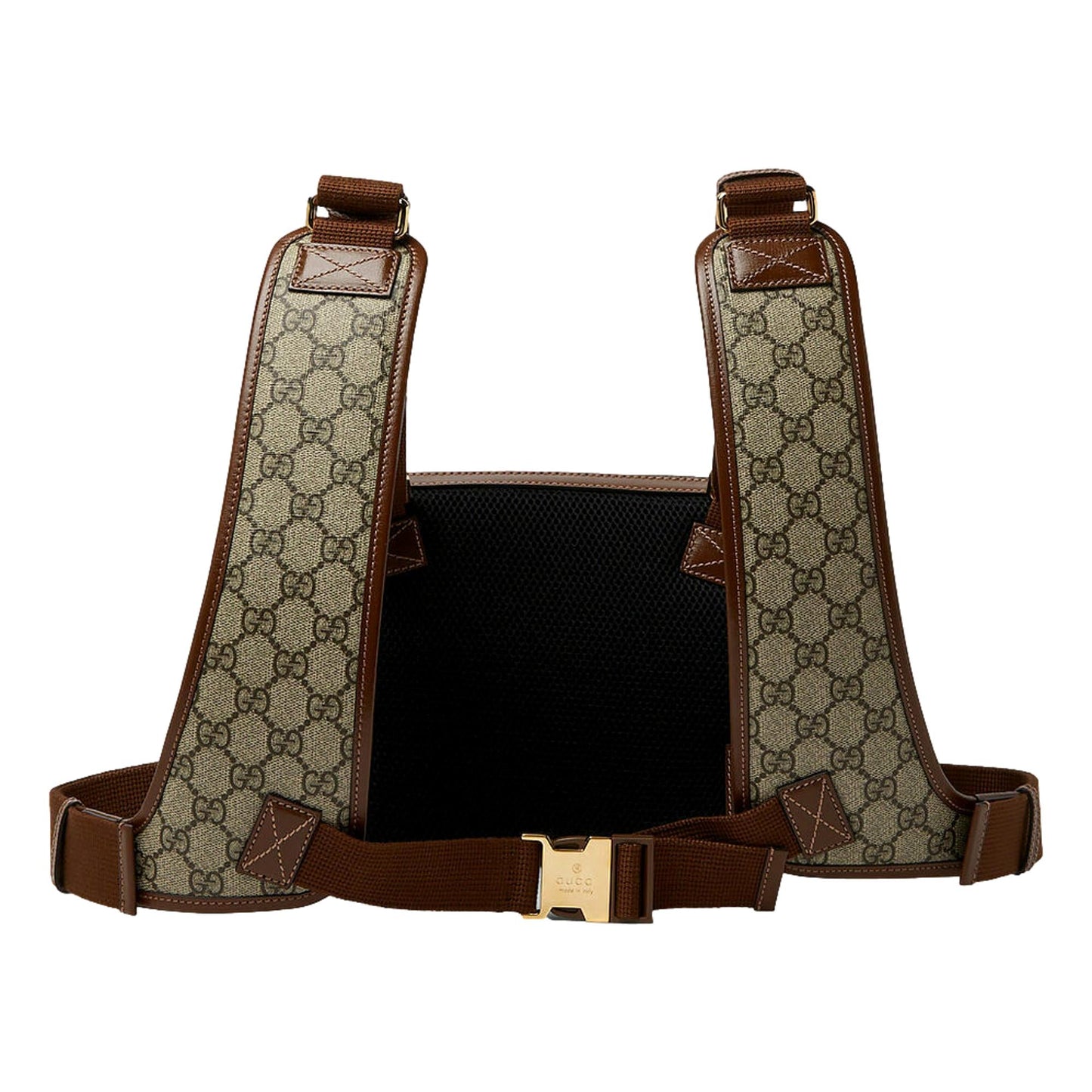 Gucci Retro GG Canvas Leather Trim Mini Holster Backpack