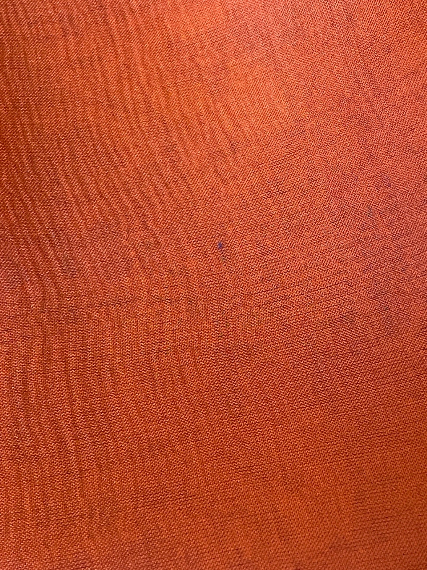 Hermes Monogram Fringe Orange and Siena Chiffon Long Stole Scarf