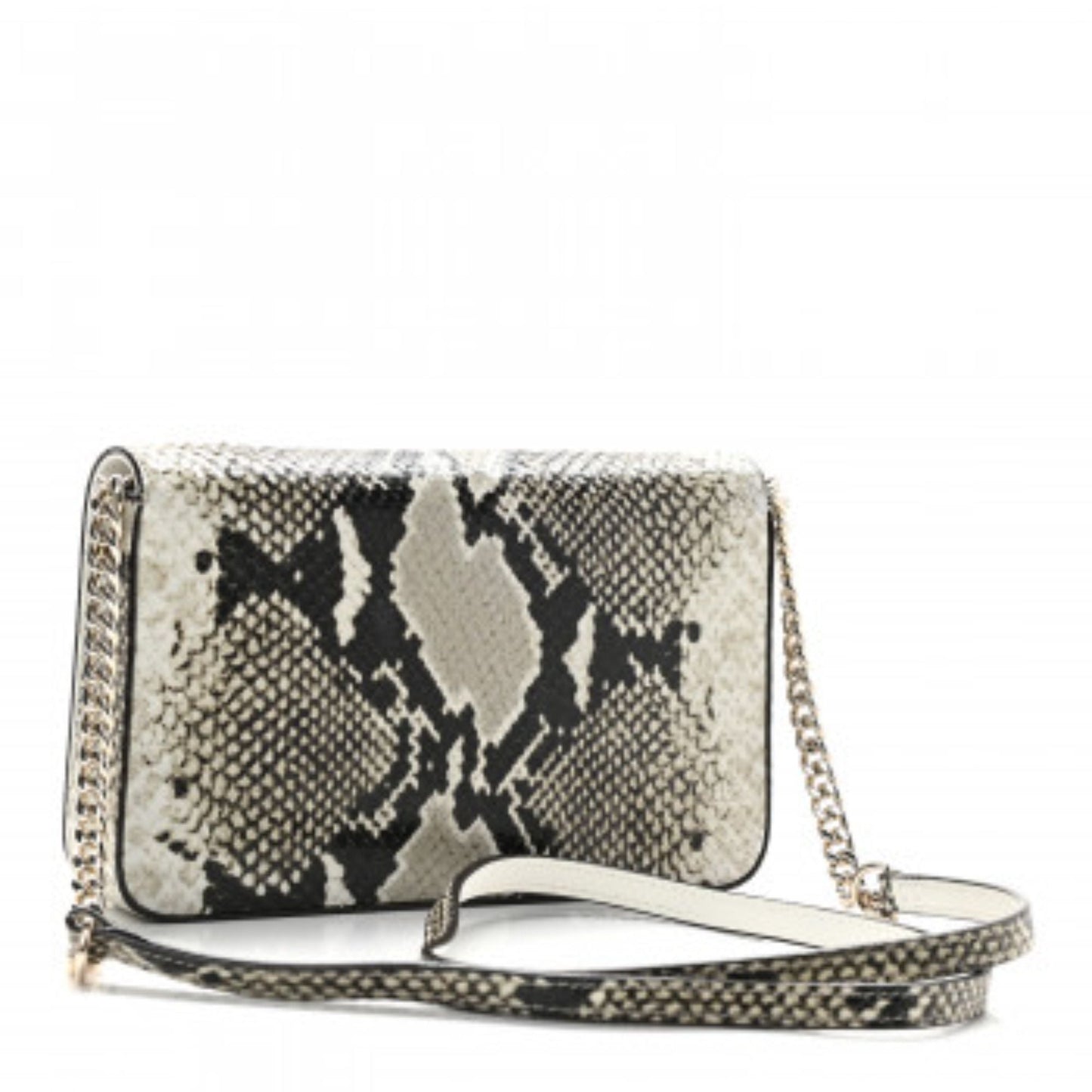 Jimmy Choo Light Stone Snake Printed Leather Crossbody OPSL | 028