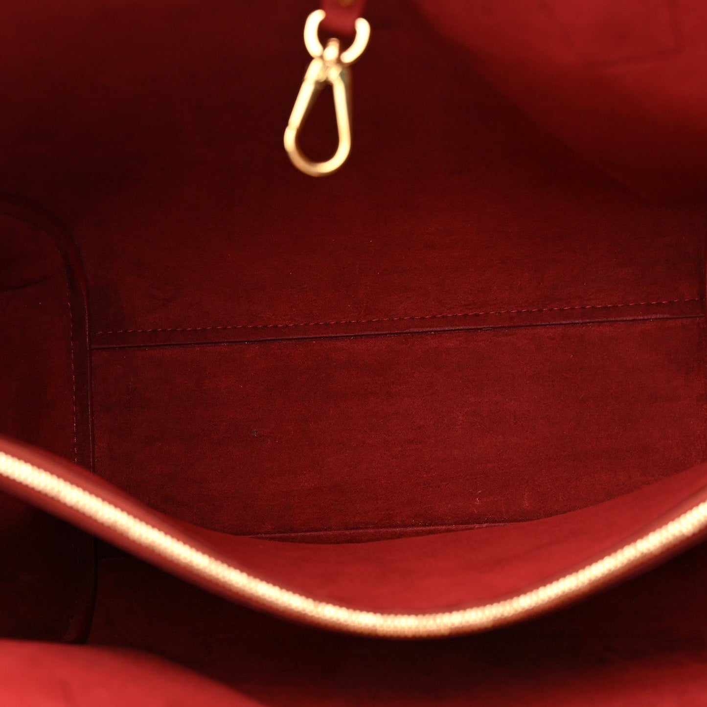 Louis Vuitton Monogram Kimono Tote Cherry Red Calfskin Leather