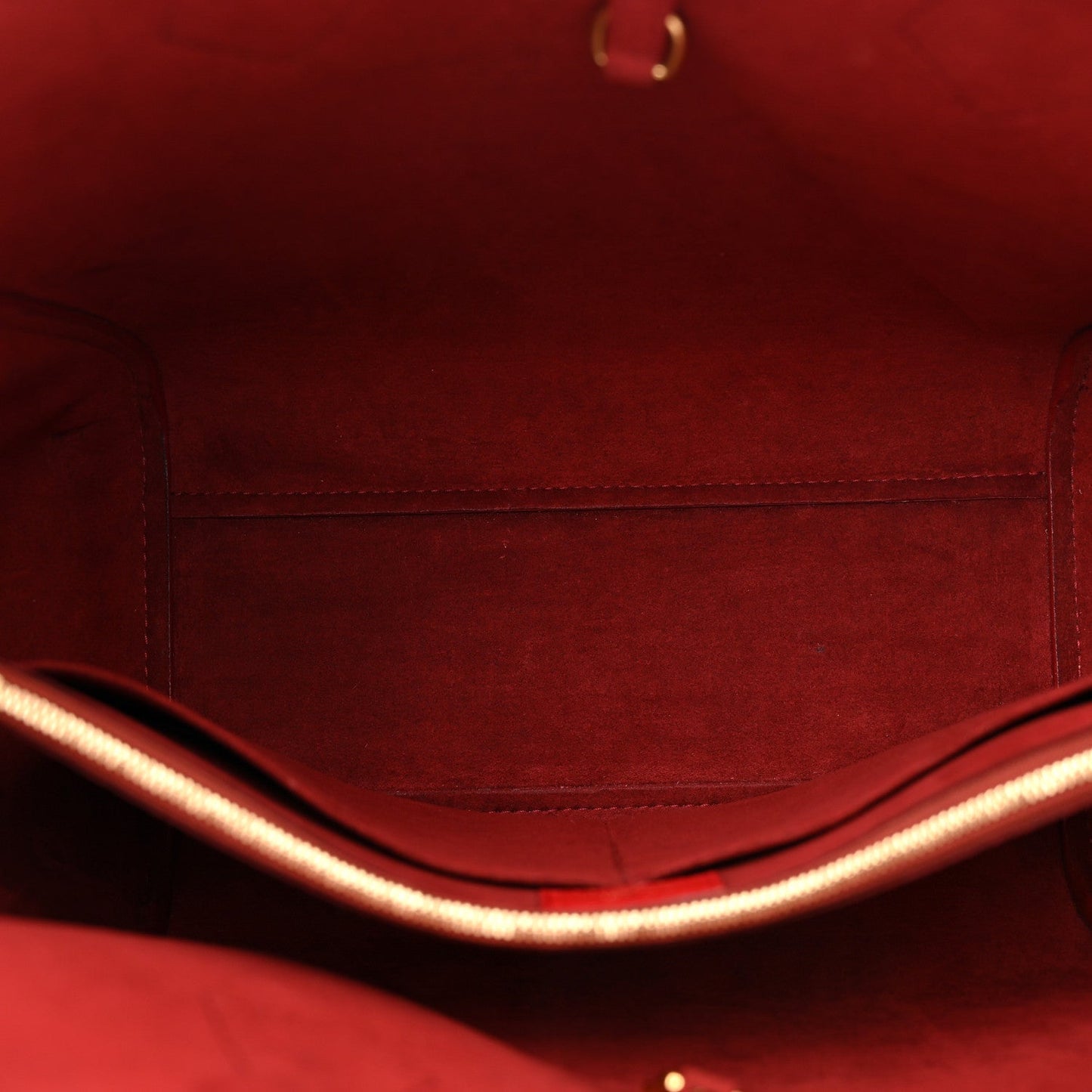 Louis Vuitton Monogram Kimono Tote Cherry Red Calfskin Leather