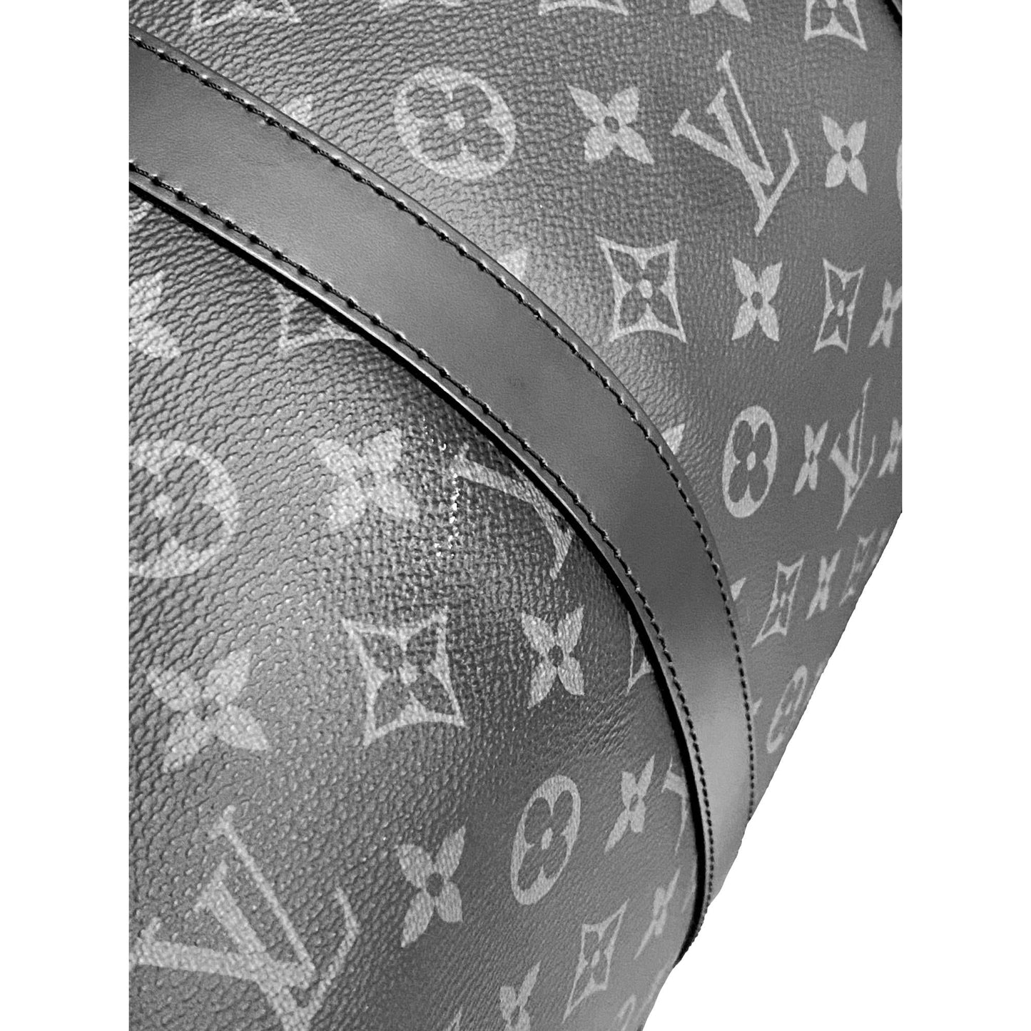 Louis Vuitton Keepall Bandouliere 55 Black Monogram Duffel