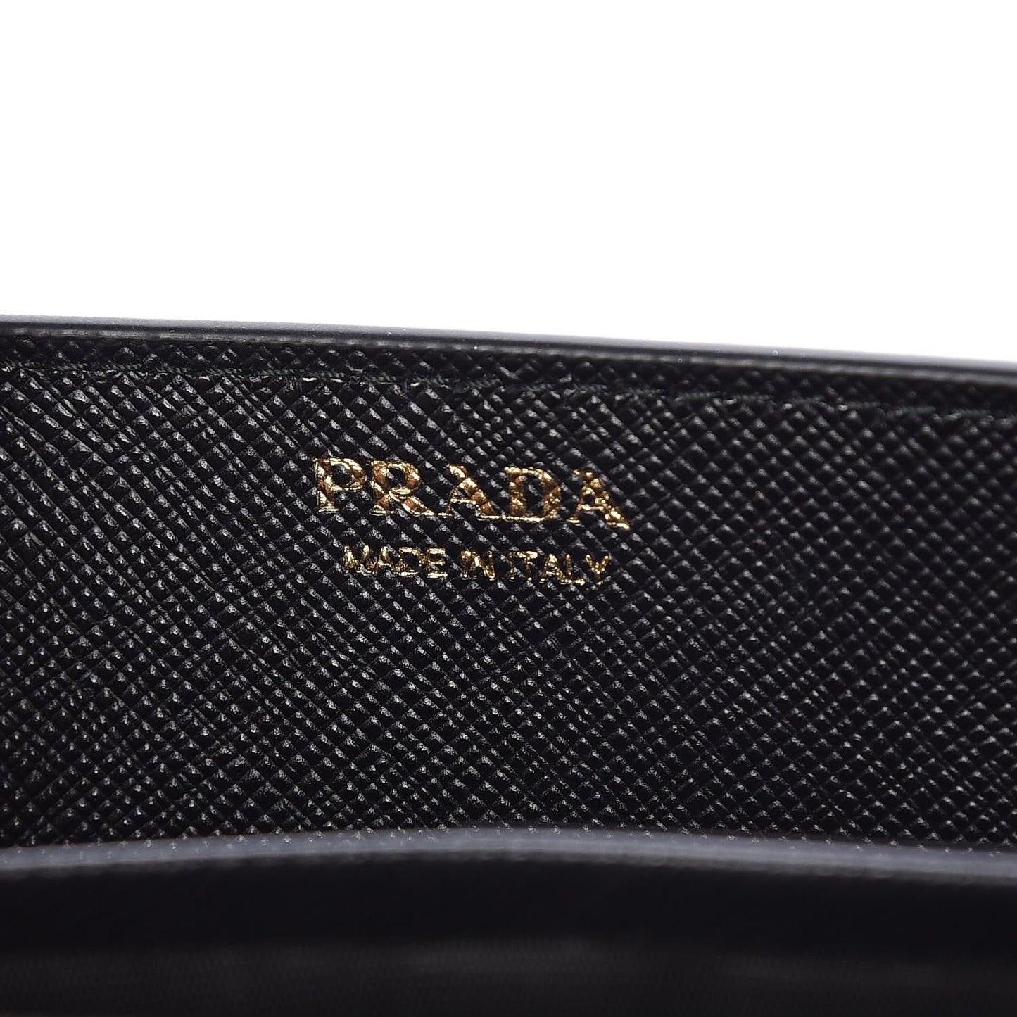 Prada Black Saffiano Leather Lipstick Mini Cross Body Handbag 1DH044