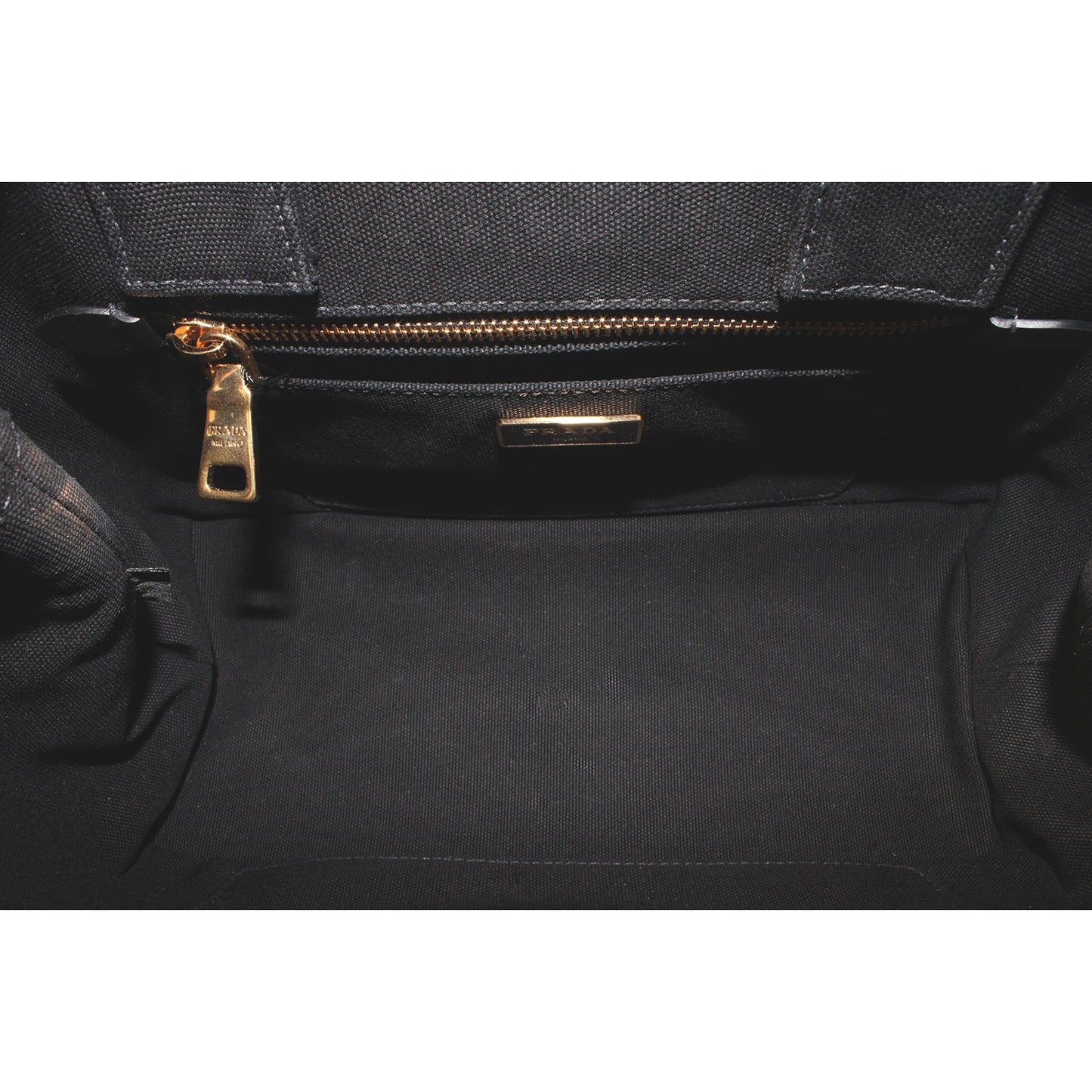 Prada Canapa Beige Woven Straw Black Canvas Trim Tote Handbag 1BG155