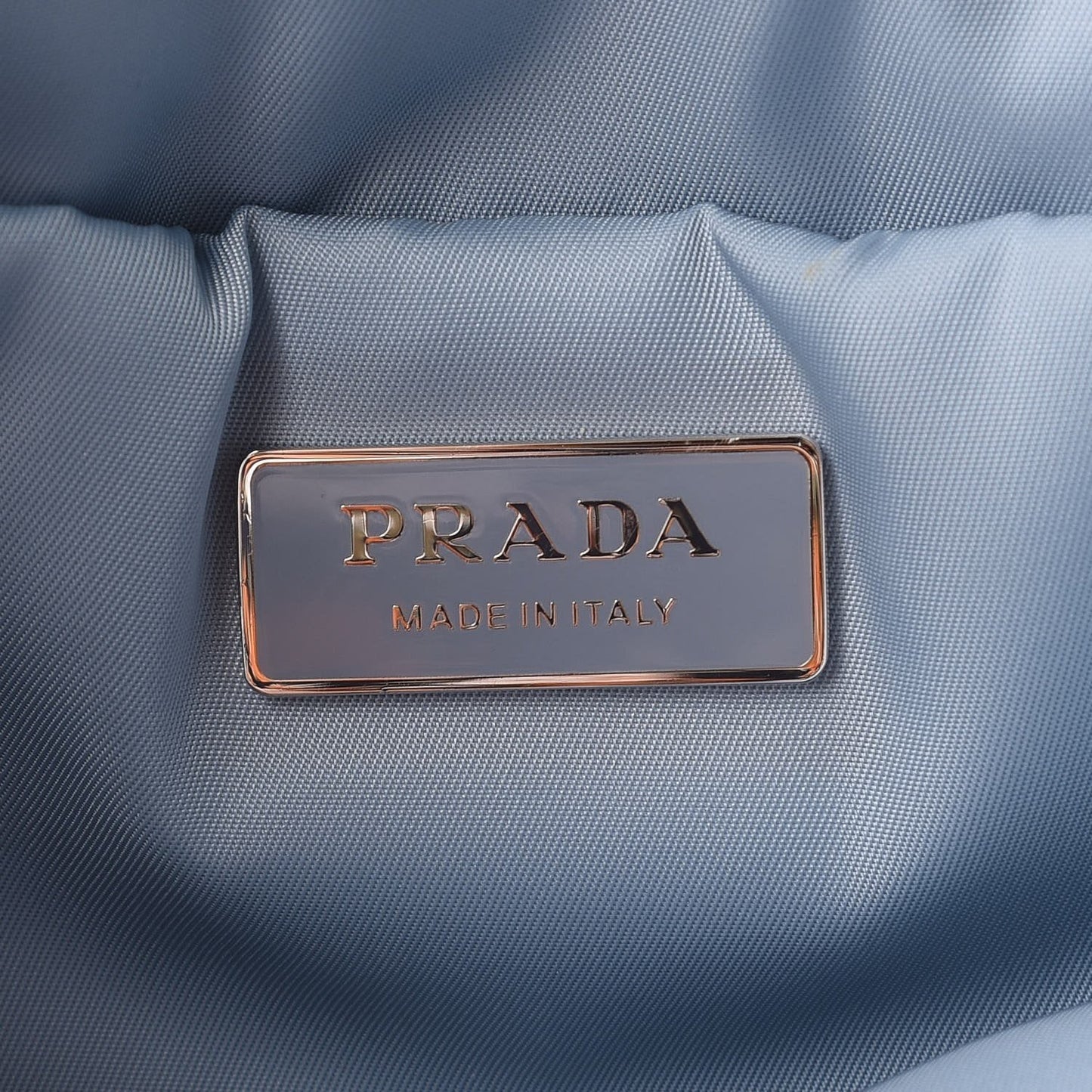 Prada Etiquette Tessuto Nylon Militaire Green Astral Studded Tote Bag 1BG122