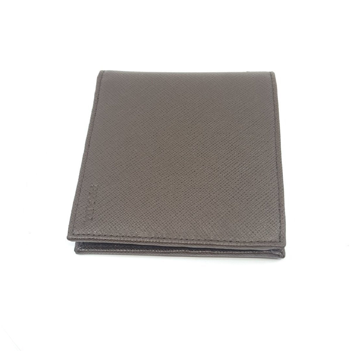Prada Mens Saffiano Leather Caffe Brown Bifold Wallet 2MO513