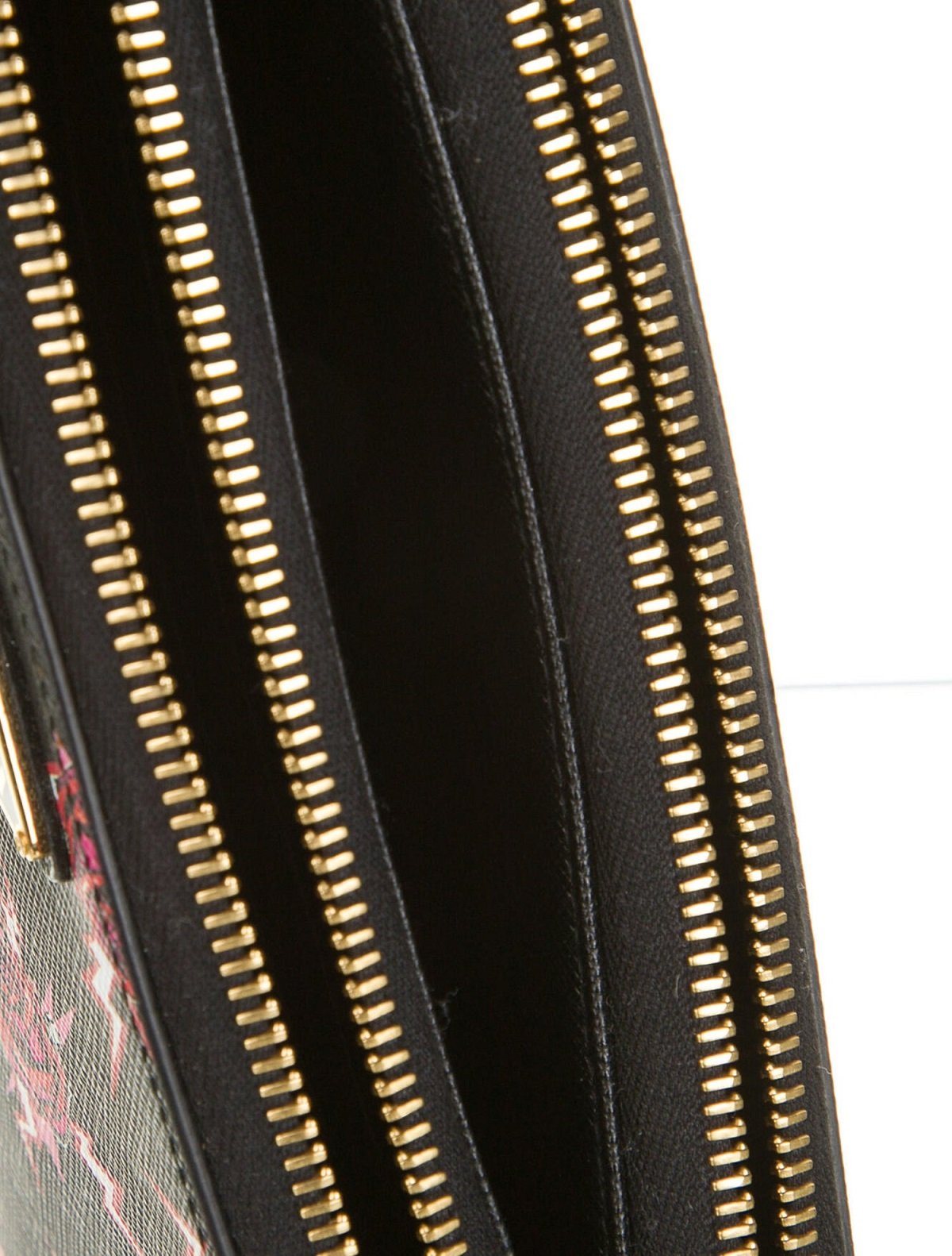 Prada Saffiano Rose Print Mini Zip Crossbody Bag Lacca 1DH010