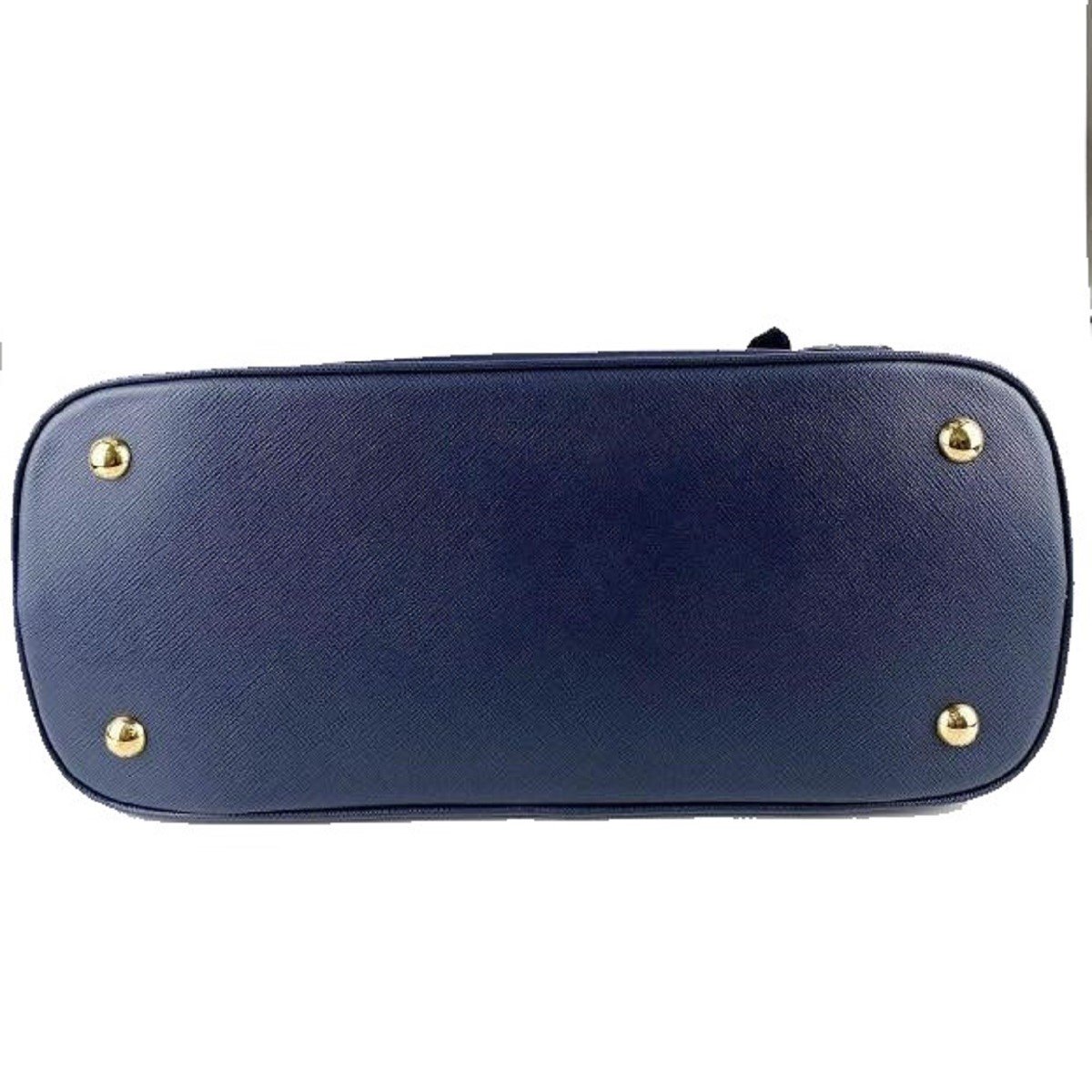 Prada Tessuto Nylon Saffiano Baltico Blue Convertible Satchel 1BB013