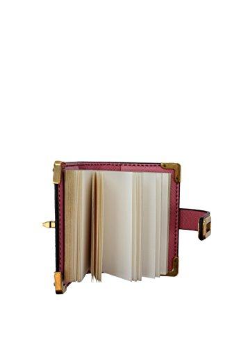 Prada Trick in Pelle Pink Keychain Journal Saffiano Leather