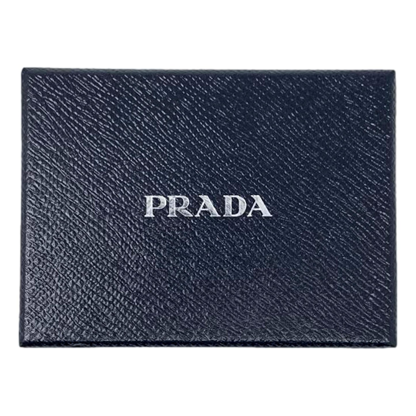 Prada Vitello Move Cipria Beige Leather Triangle Logo Small Trifold Wallet