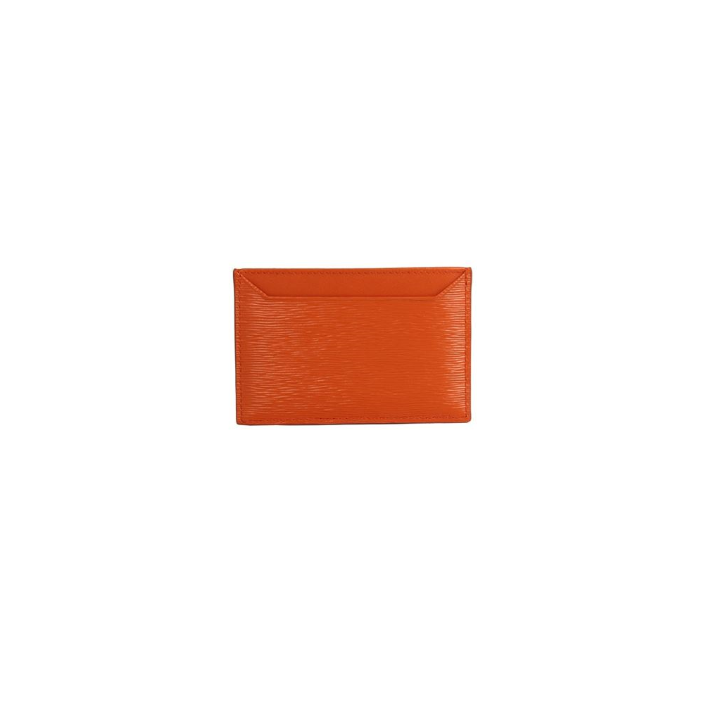 Prada Vitello Move Papaya Orange Credit Card Wallet 1MC208