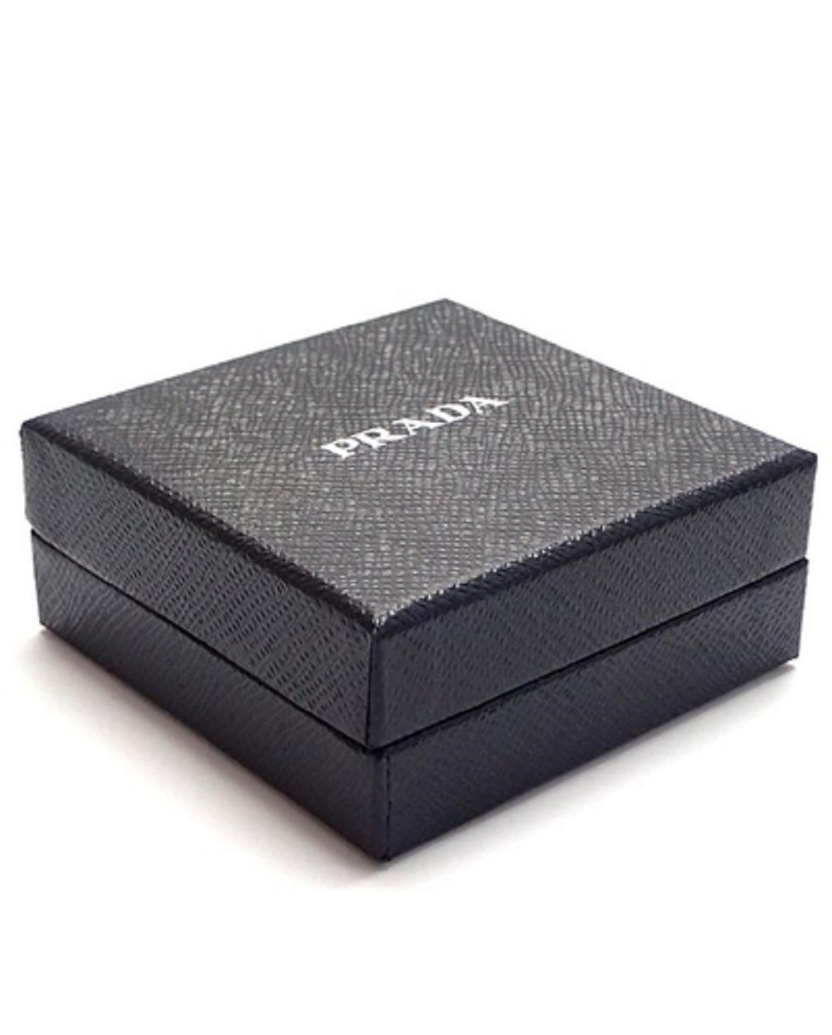 Prada Brown Leather Stitched Cuff Bracelet Silver Hardware