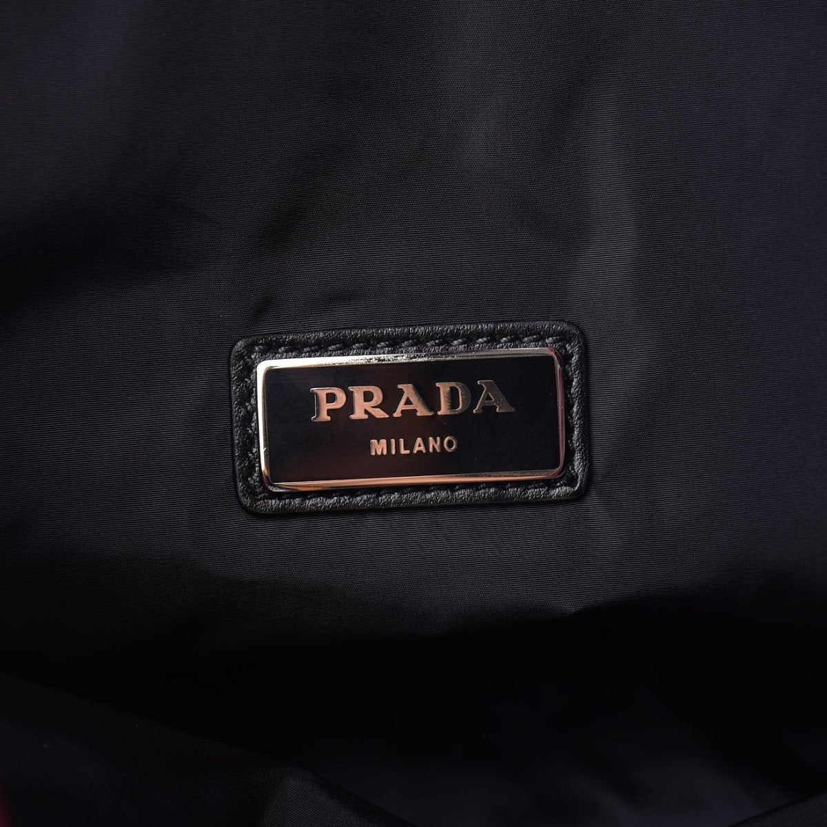 Prada Zaino Navy Tessuto Nylon Drawstring Backpack 2VZ030