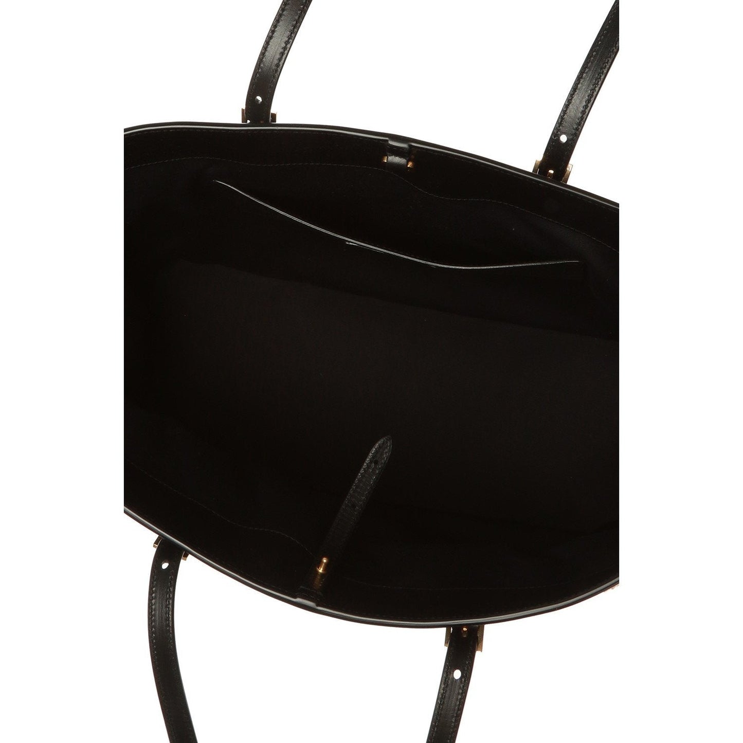 Saint Laurent Boucle Raffia Black Leather Tote 608962