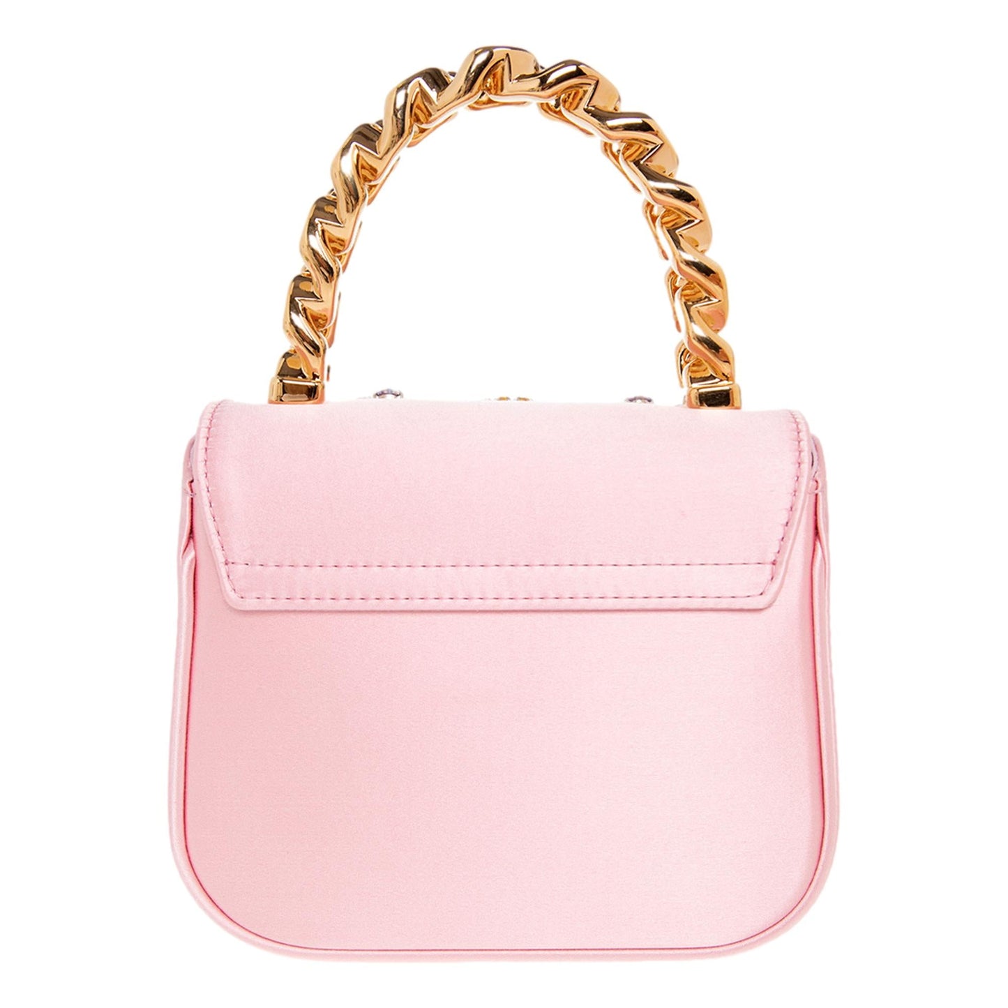 Versace La Medusa Crystal Silk Mini Top Handle Crossbody Bag