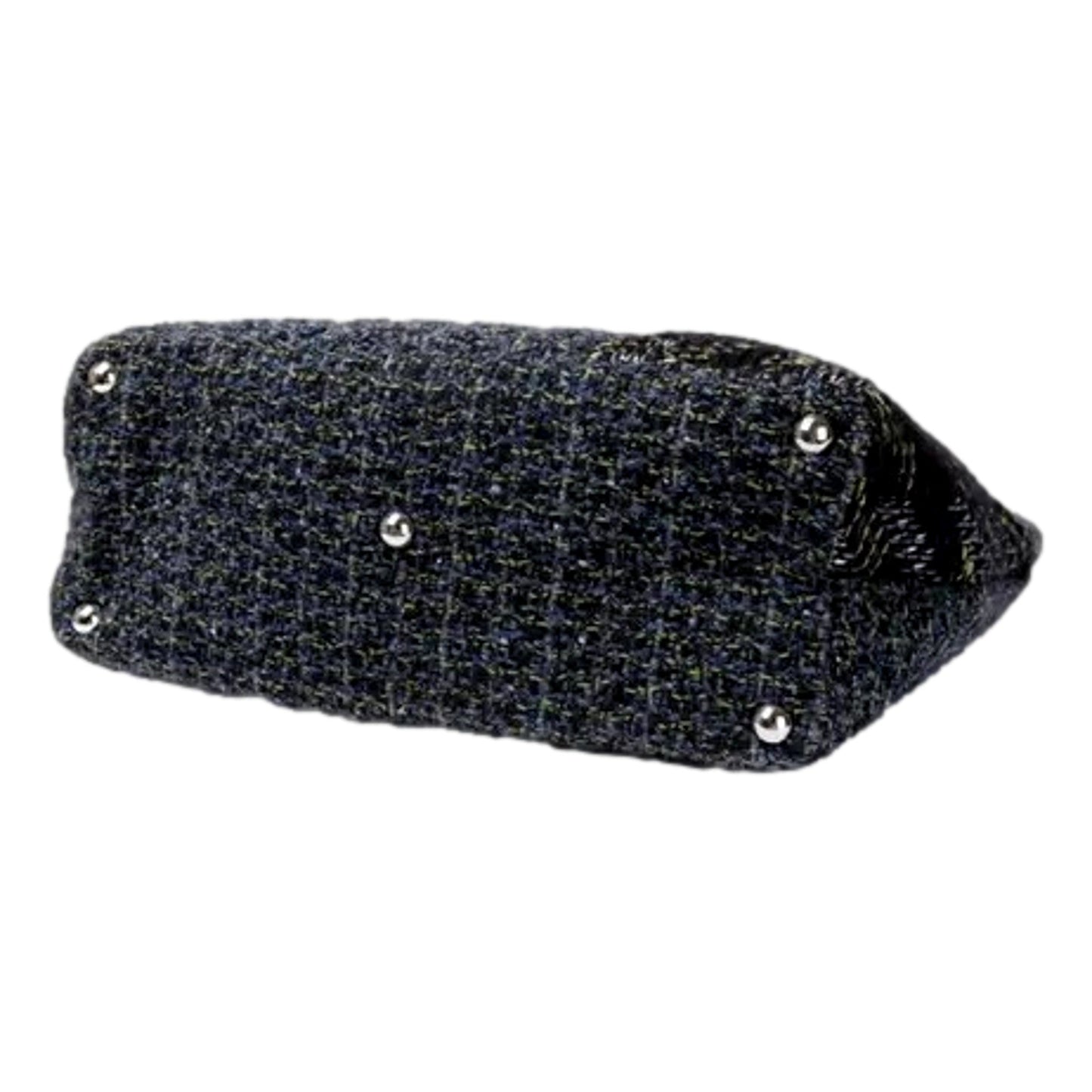 Chanel Vintage Tweed Ligne Cambon Tote 2004 Collection By Karl Lagerfeld