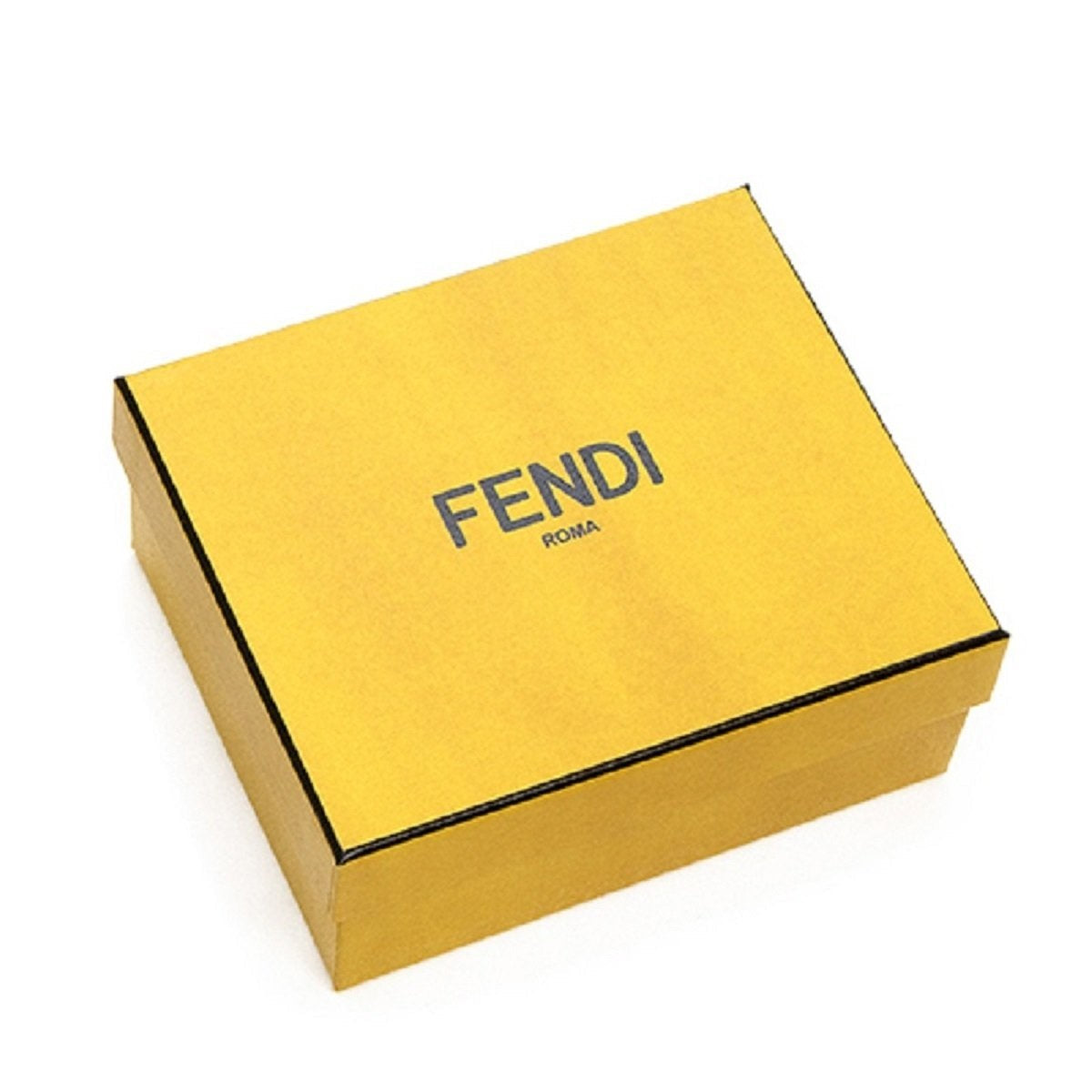 Fendi FF Zucca Cardholder Case Wallet Wasabi Green Gray Calf Leather