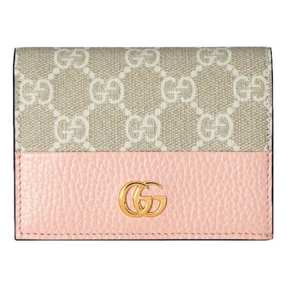Gucci GG Marmont Light Pink Leather Card Case Wallet