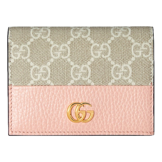 Gucci GG Marmont Light Pink Leather Card Case Wallet