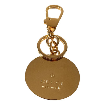 Gucci Interlocking G Keychain Brass Enamel Multicolor Bag Charm