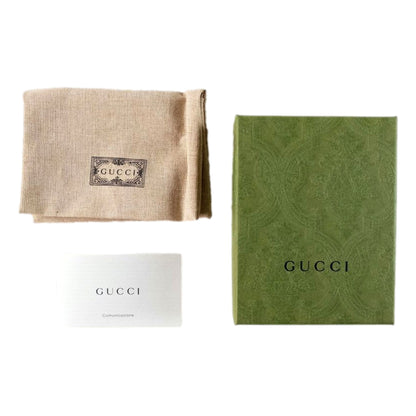Gucci Interlocking G Keychain Brass Enamel Multicolor Bag Charm