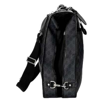 Gucci Supreme Interlocking GG Supreme Black Garment Bag Holdall