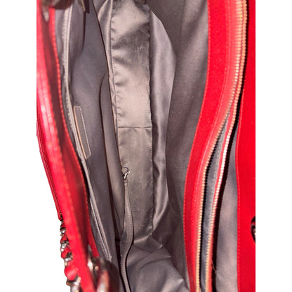 Chanel Grand Shopping Tote Quilted Caviar Leather XL Red (GST)