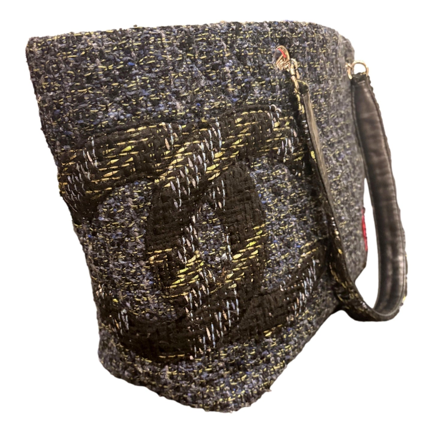 Chanel Vintage Tweed Ligne Cambon Tote 2004 Collection By Karl Lagerfeld