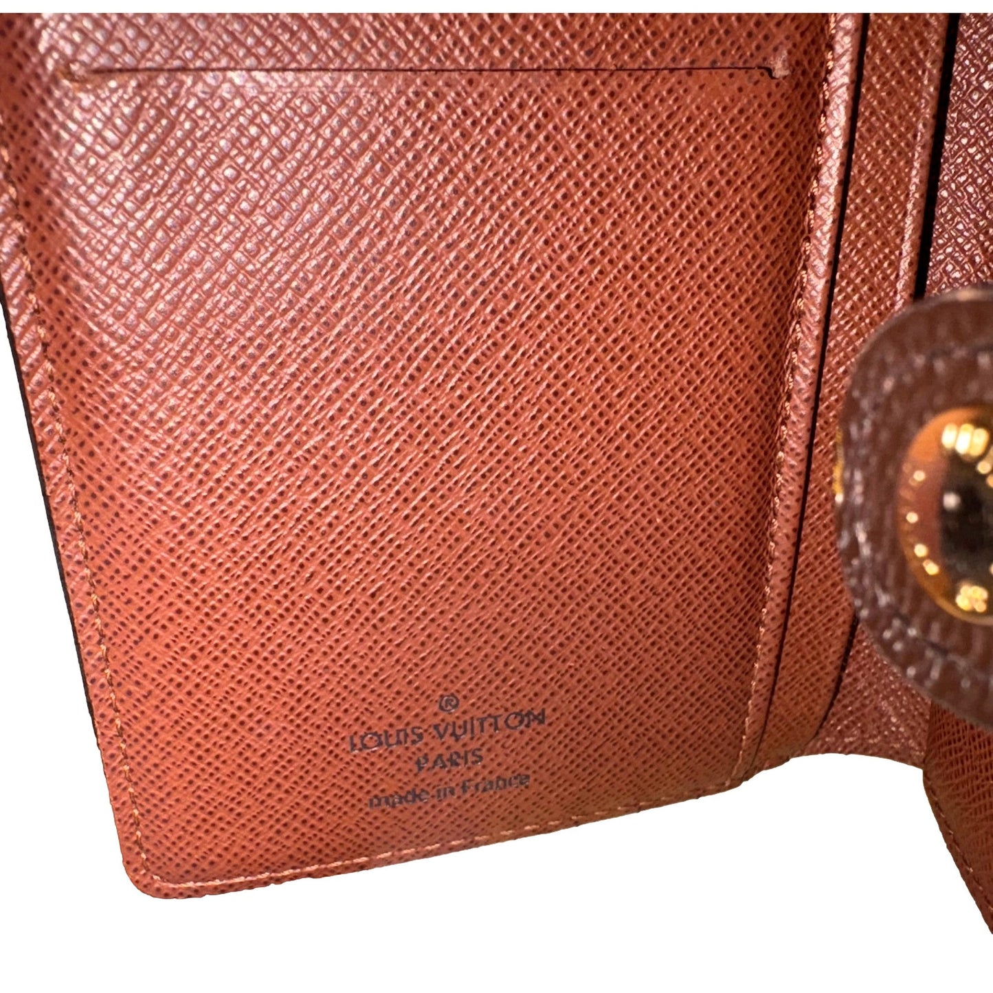 Louis Vuitton Vintage 1998 Classic Monogram French Purse Kisslock Wallet