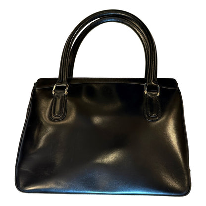 Gucci Ophidia Black Leather Top Handle Handbag